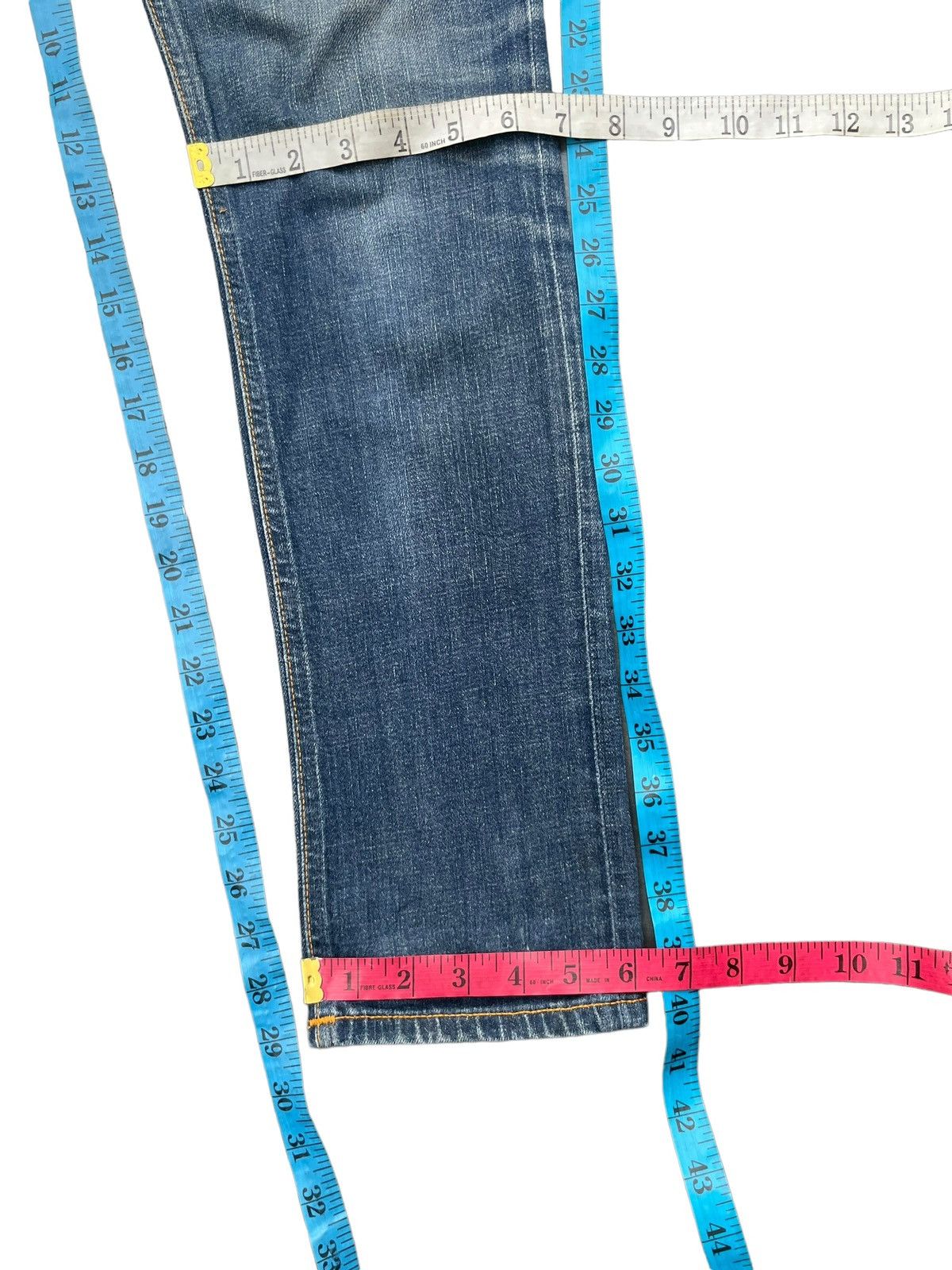 Nudie Jeans Vintage Nudie Faded & Distressed Denim Size US 30 / EU 46 - 24 Thumbnail