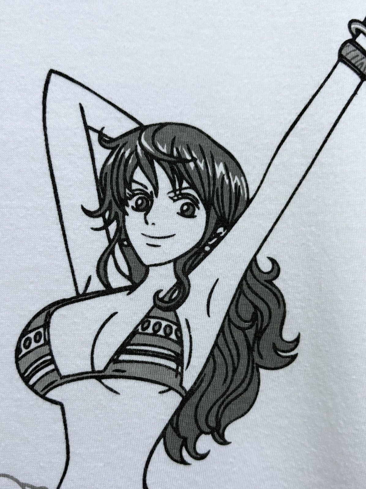 Japanese Brand 2000's Manga Series - Anime One Piece / Nami Waifu T-Shirt Size US M / EU 48-50 / 2 - 5 Thumbnail