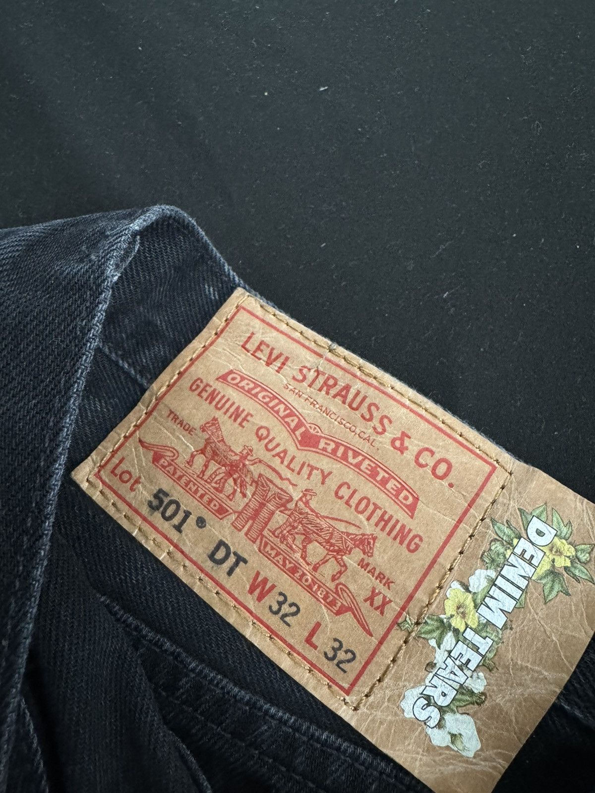 DENIM TEARS LEVI’S DENIM TEARS THE COTTON PANTS Size US 32 / EU 48 - 3 Thumbnail