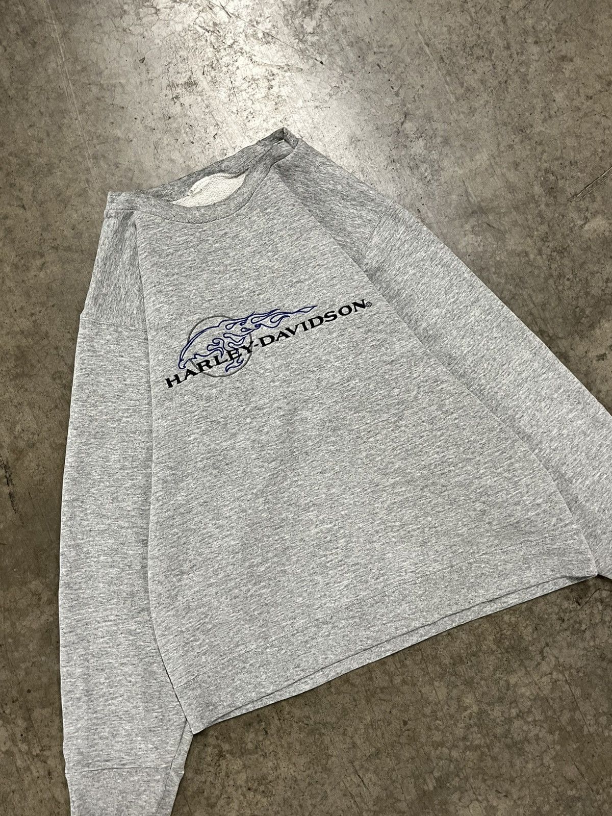 Harley Davidson × Vintage Harley Davidson vintage embroidered crewneck streetwear Size US M / EU 48-50 / 2 - 4 Thumbnail