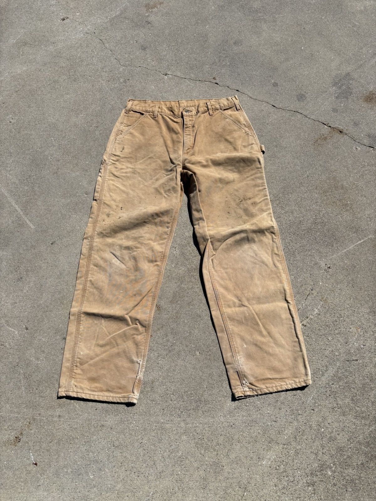 Flannel Lined Carhartt Pants | Grailed