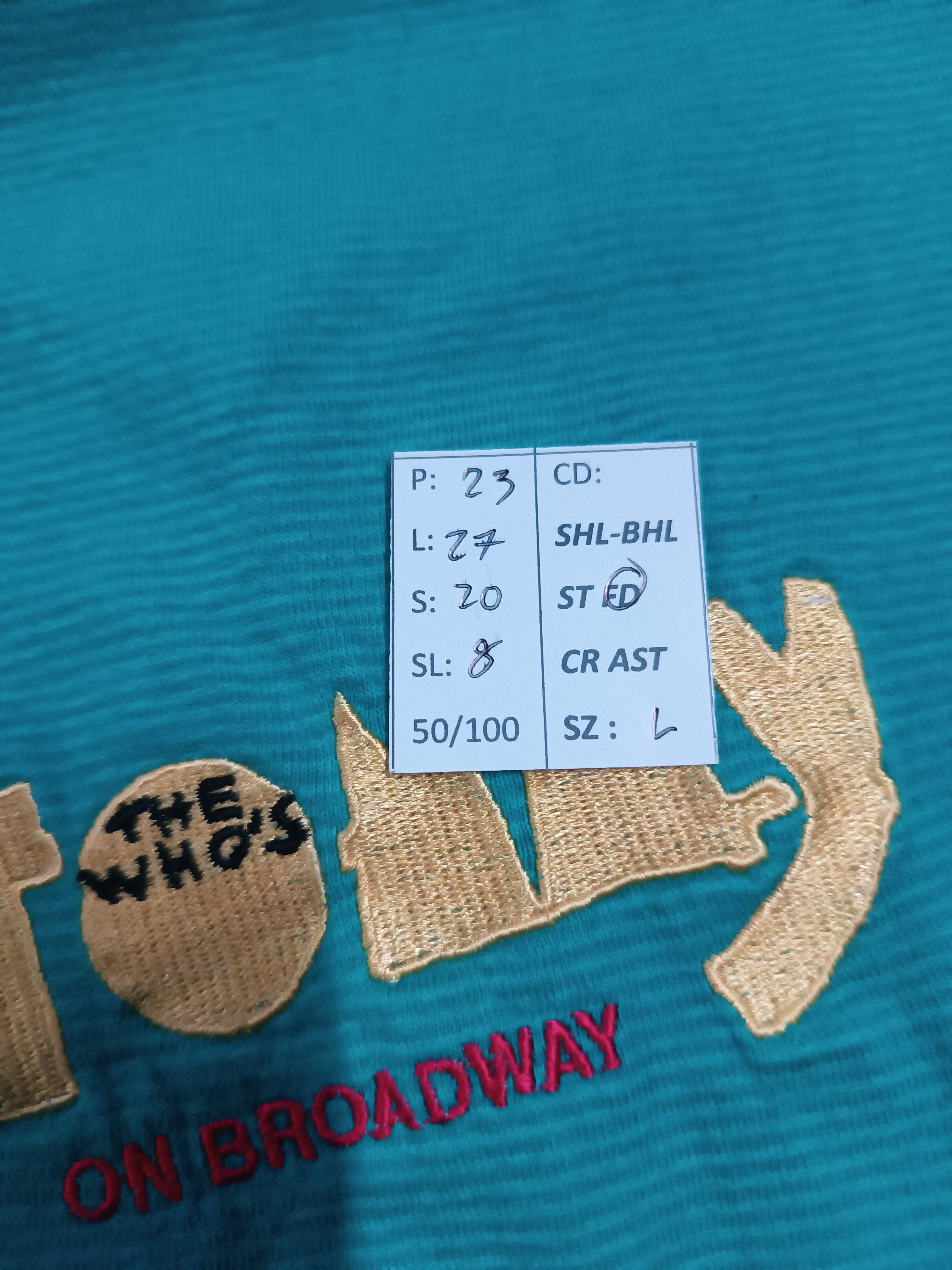Vintage VINTAGE 90'S TOMMY THE WHO BROADWAY TEE kinks beatles stones Size US L / EU 52-54 / 3 - 15 Thumbnail