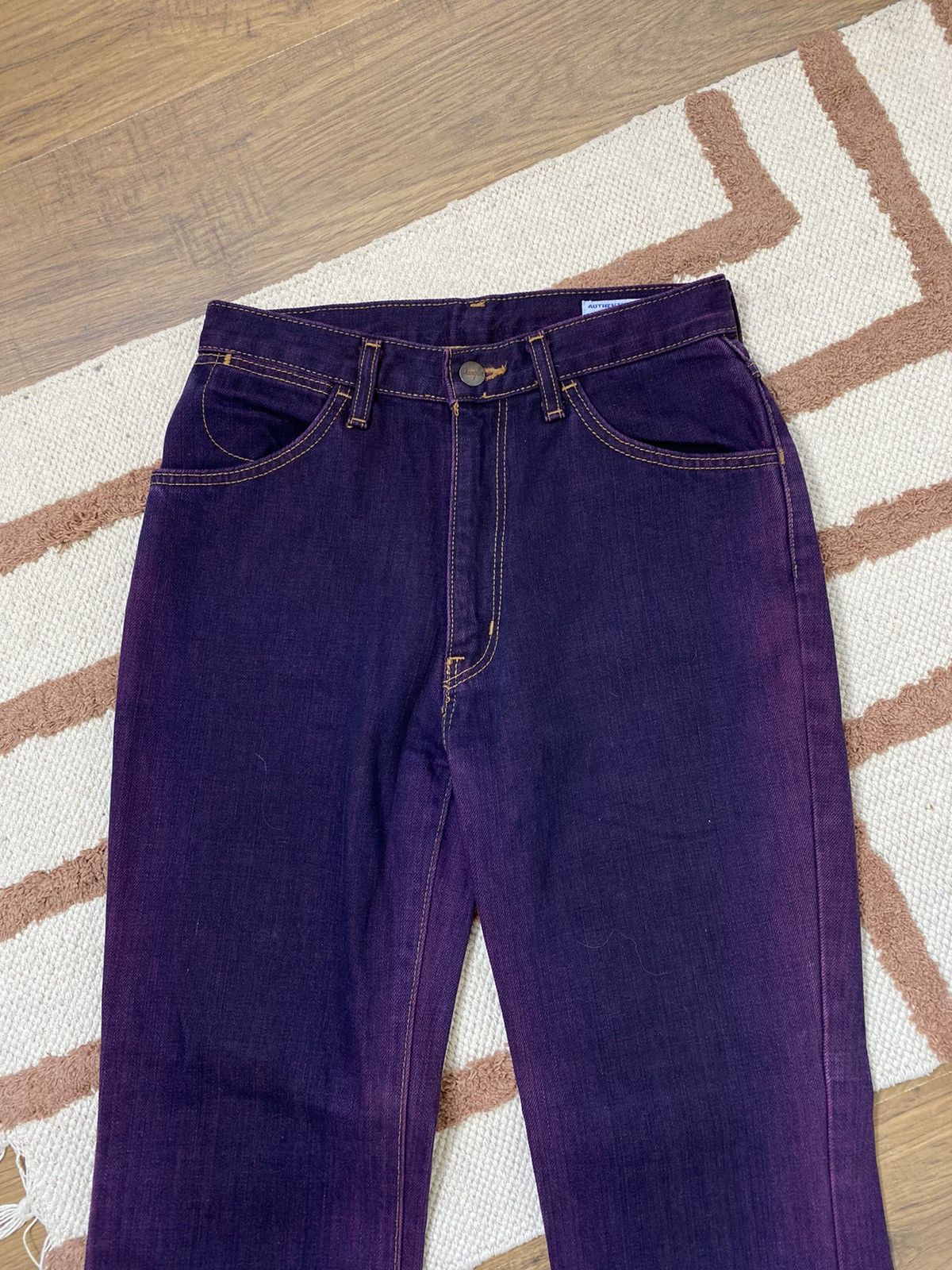 Wrangler 1990’s WASHER GRADIENT PURPLE/VIOLET WRANGLER JEANS Size 28" / US 6 / IT 42 - 5 Thumbnail
