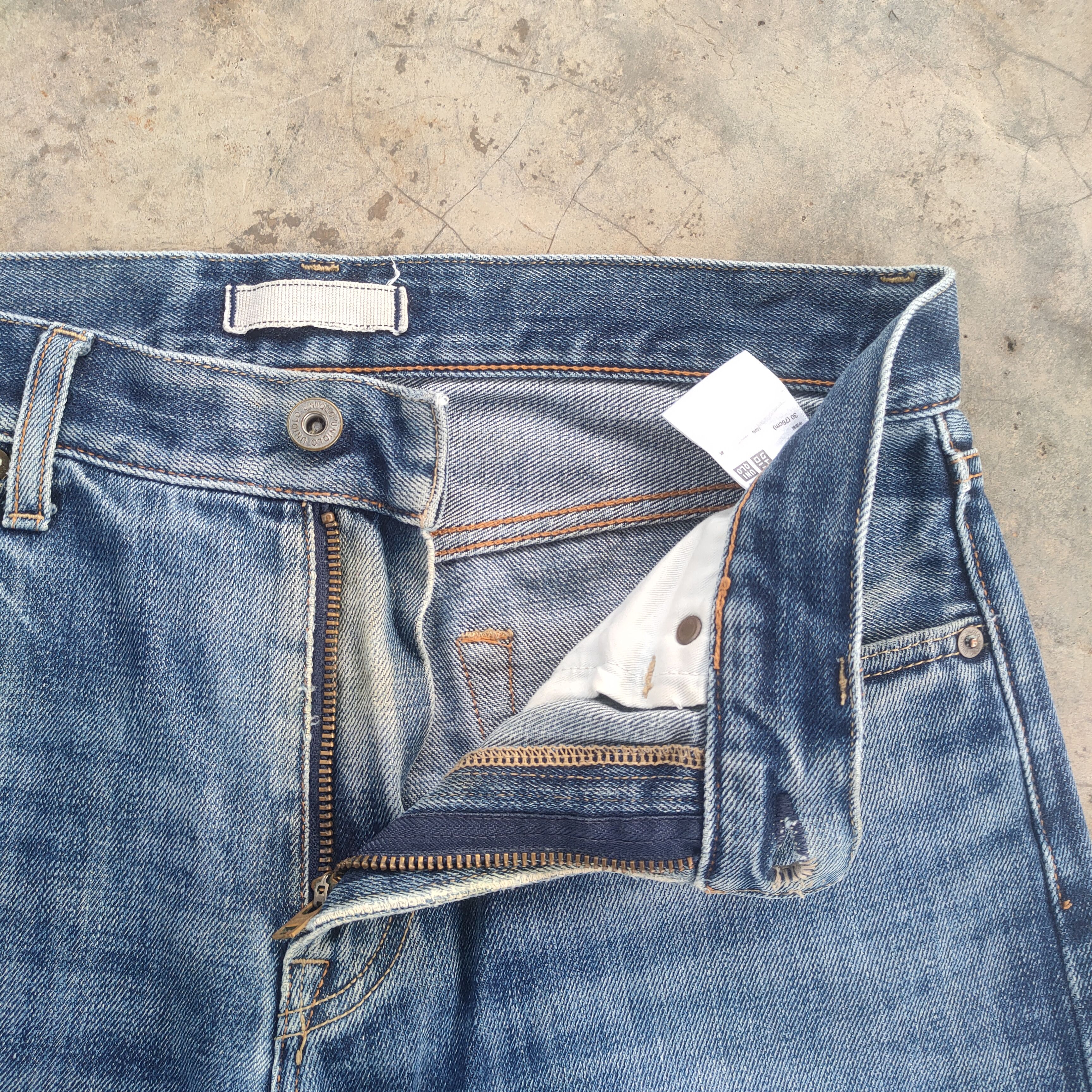 Japanese Brand × Vintage VINTAGE JAPANESE FADED DISTRESSED JEANS DENIM PANTS Size US 31 - 9 Thumbnail