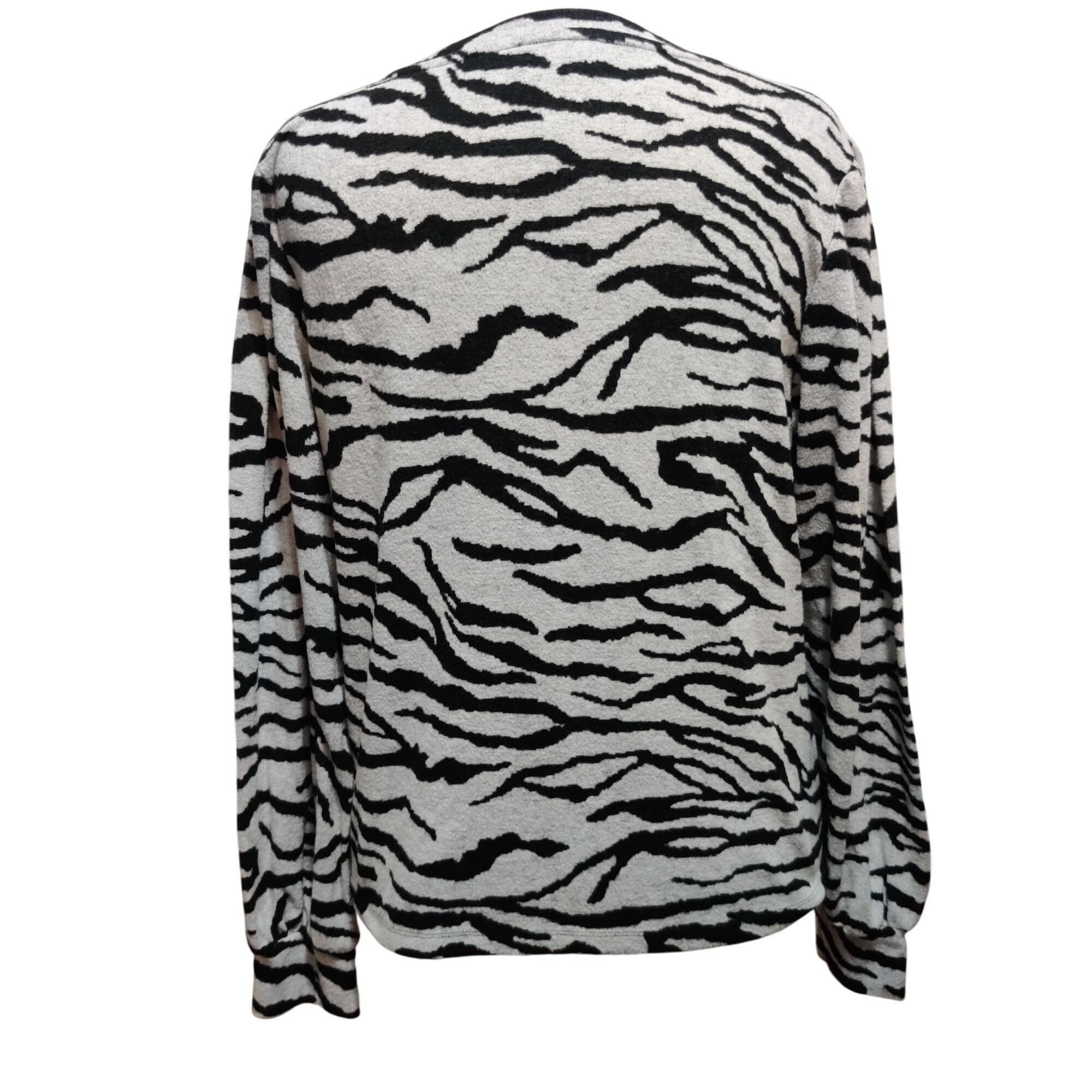Other Social Standard Sanctuary L Zebra Print Long Sleeve Scoop Ne Size L / US 10 / IT 46 - 5 Thumbnail