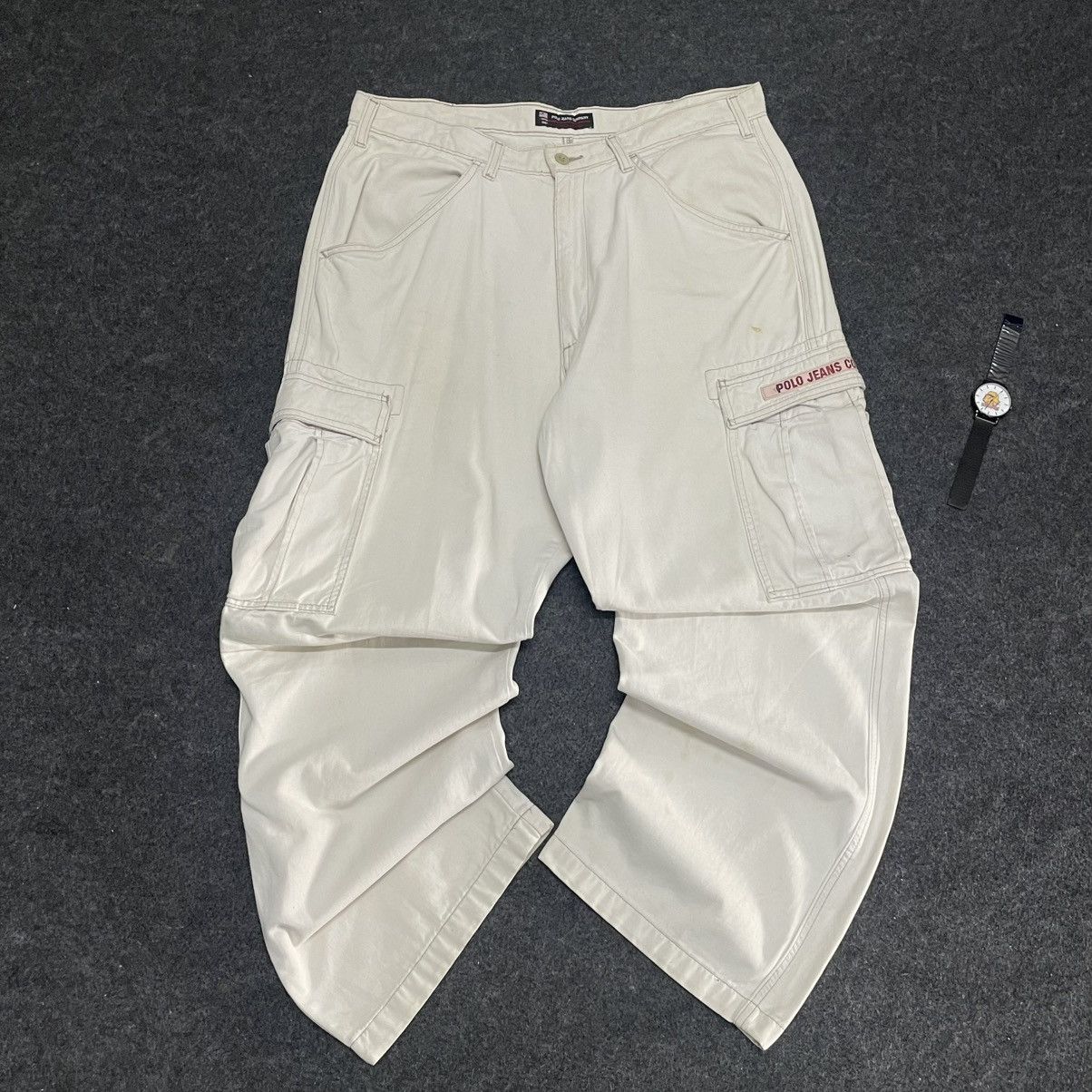 Polo Ralph Lauren VTG Polo Jeans Co. Ralph Lauren "Freighter" Cargo Pants Size US 37 - 1 Thumbnail