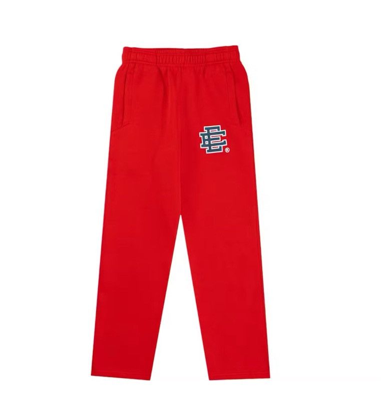 Eric Emanuel Eric Emanuel red w navy EE sweatpants large Size US 32 / EU 48 - 1 Thumbnail
