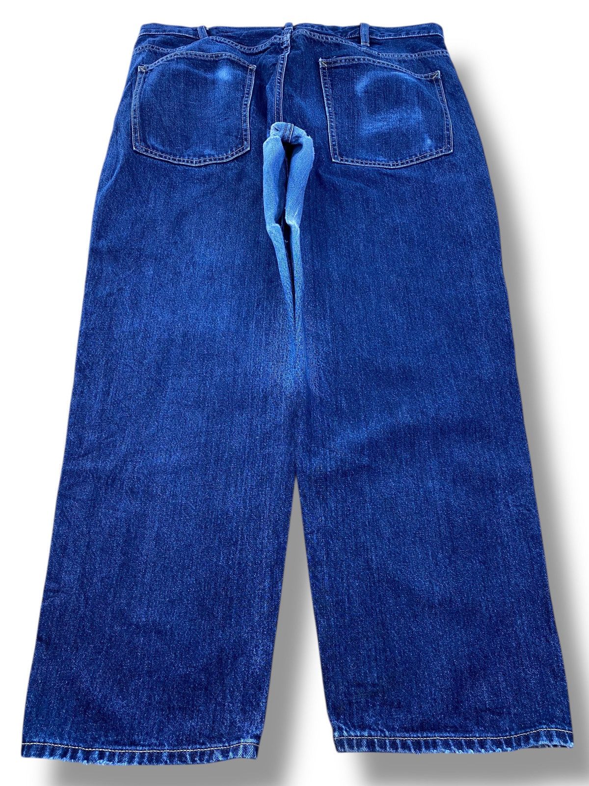 Uniqlo Uniqlo Blue Wash Denim Style Baggy Jeans Size US 38 / EU 54 - 3 Thumbnail