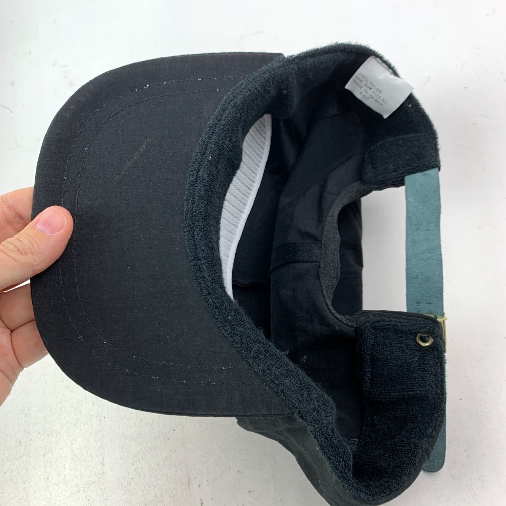 Vintage VINTAGE Star Trek VI Undiscovered Country Embroidered Black Strapback Hat Cap Size ONE SIZE - 3 Thumbnail