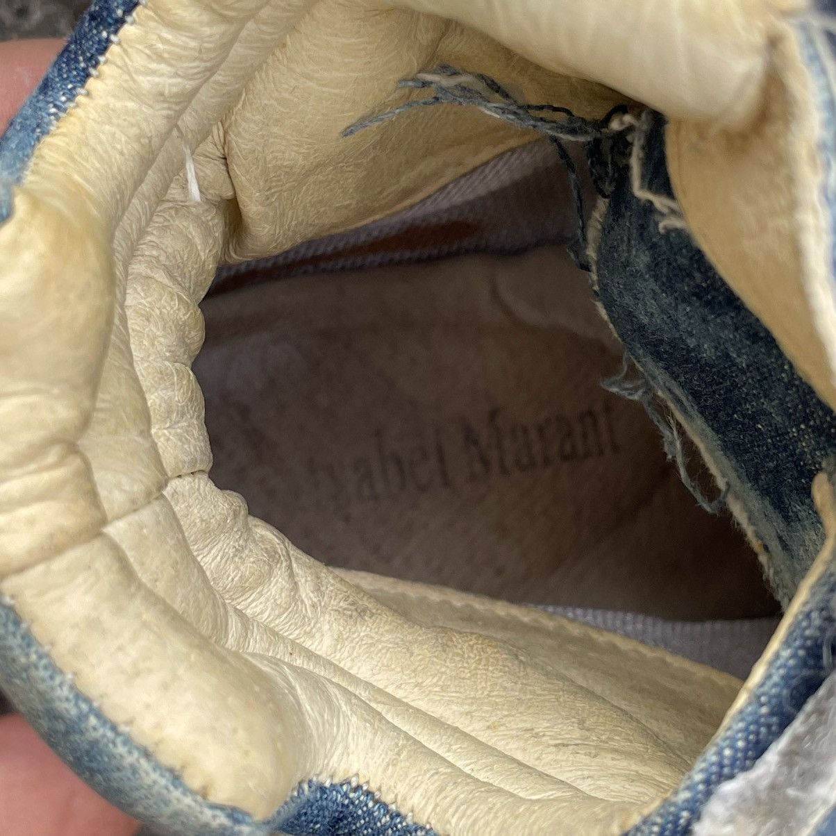 Isabel Marant Isabel Marant bekett denim wedge sneakers jeans y2k shoes Size US 4 / IT 34 - 10 Thumbnail