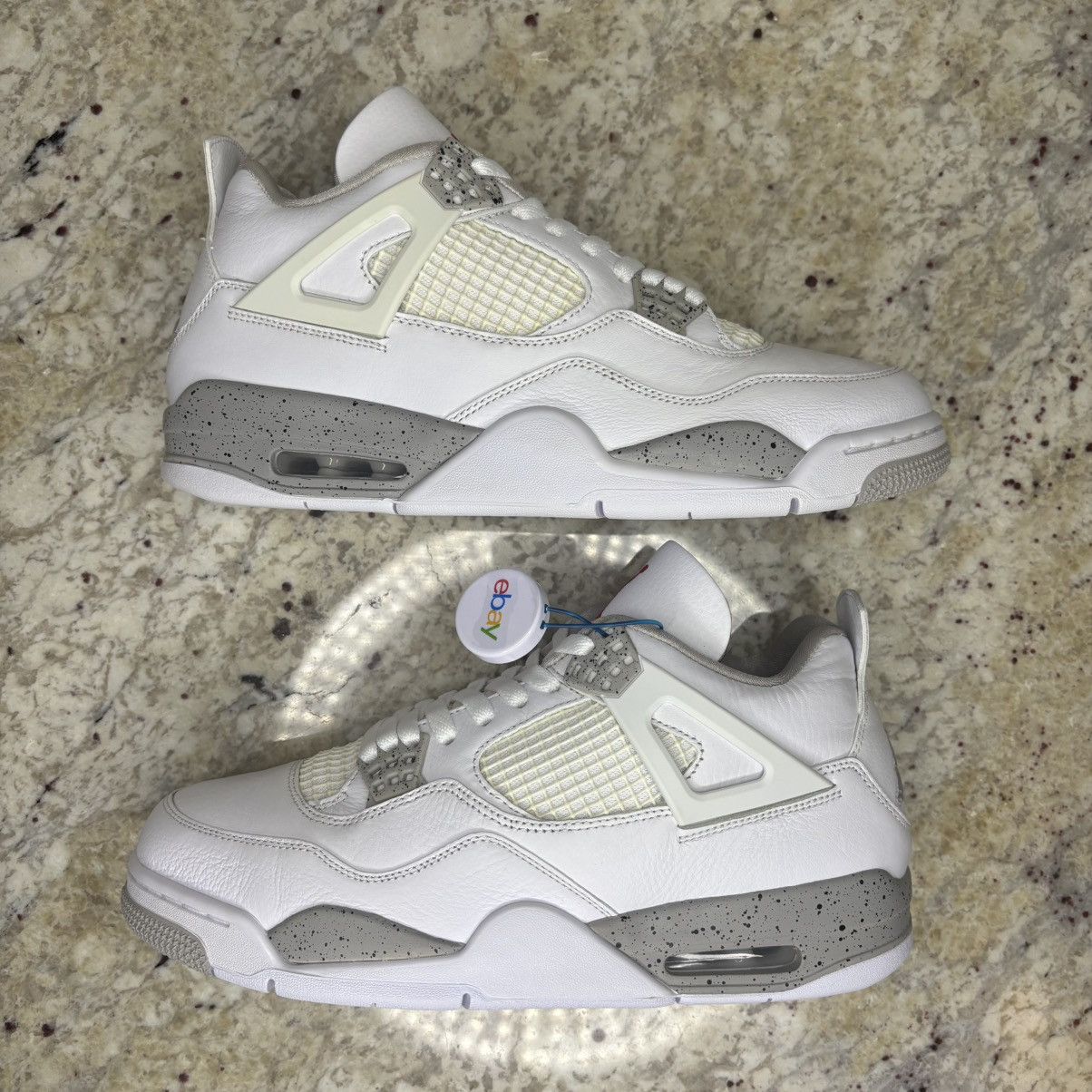 Jordan Brand Size 10.5-Jordan 4 Retro White Oreo (2021) CLEAN W/Box Size US 10.5 / EU 43-44 - 2 Thumbnail