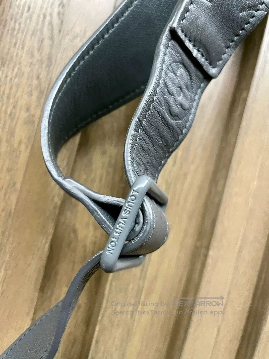 Louis Vuitton Gray Leather Vest with Pouch Detail. Size US M / EU 48-50 / 2 - 5 Thumbnail