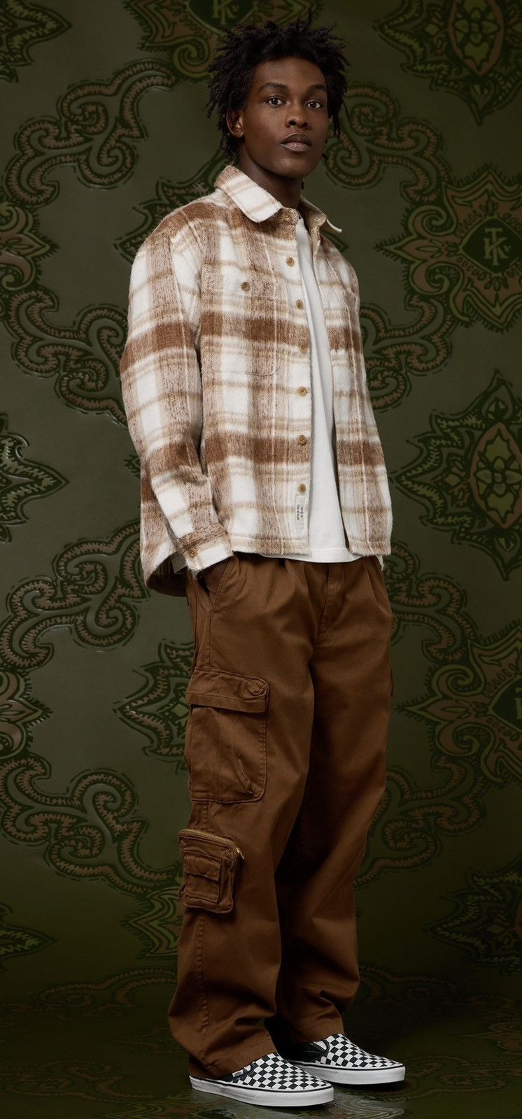 American Eagle Outfitters AE x Tru Kolors Heavyweight Brushed Plaid Overshirt Size US XL / EU 56 / 4 - 1 Thumbnail