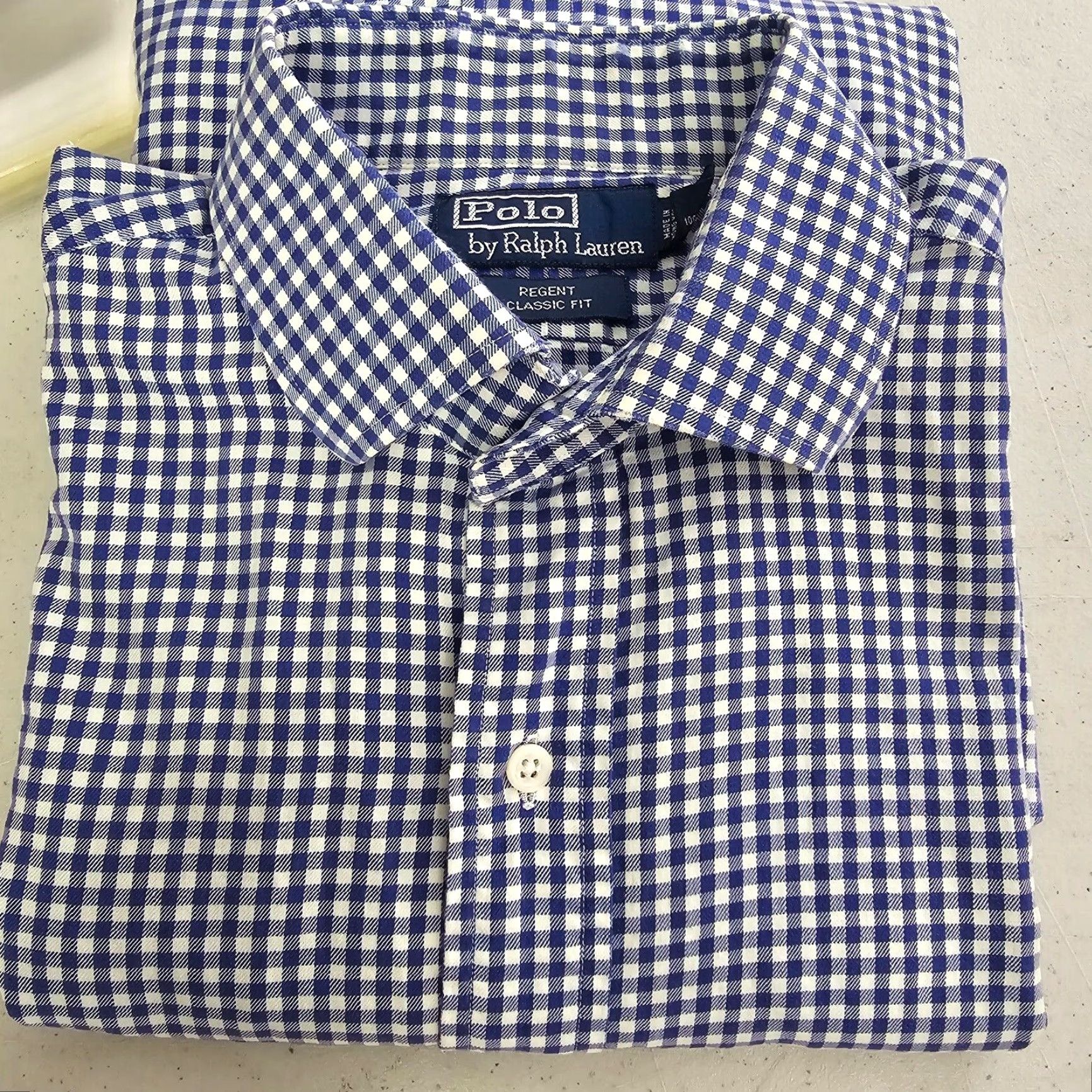 Ralph Lauren Ralph Lauren Shirt Mens Large 16 Blue Regent Knit Long Sleeve Button Up Pony Size US L / EU 52-54 / 3 - 2 Thumbnail