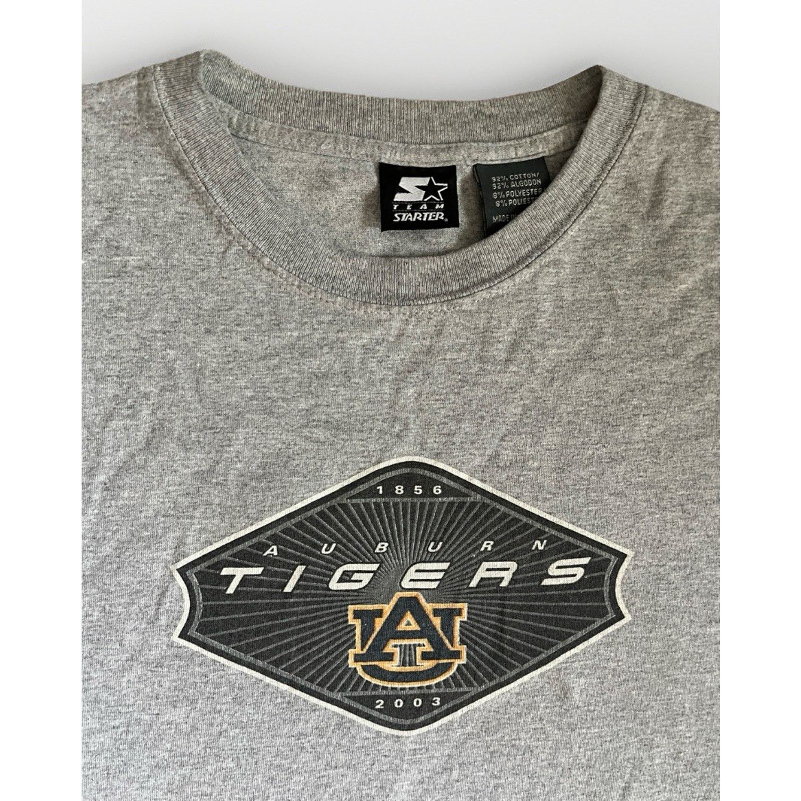 Starter Vintage Starter Auburn Tigers Graphic T-Shirt Size Large Size US L / EU 52-54 / 3 - 2 Thumbnail
