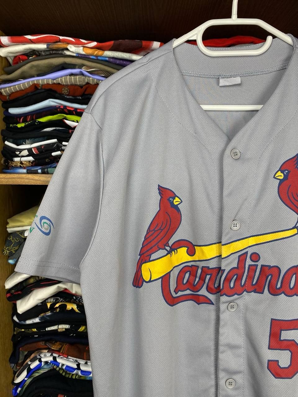 MLB vtg St Louis Cardinals #55 Piscotty Name MLB Jersey Size US XL / EU 56 / 4 - 3 Thumbnail