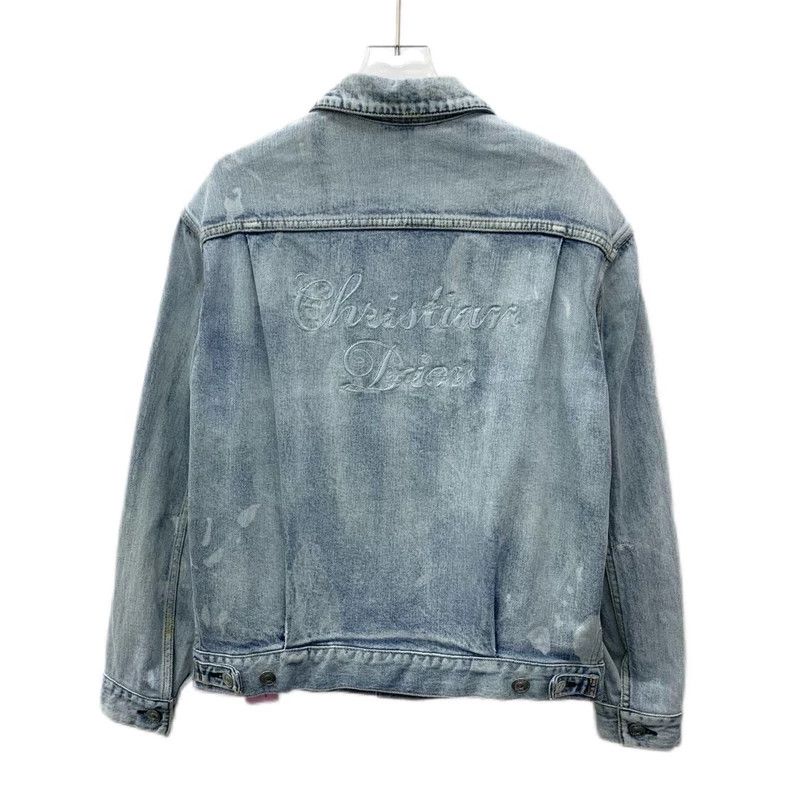 Dior Dior Co-branded blue logo embroidered ink splash design was Size US S / EU 44-46 / 1 - 2 Thumbnail