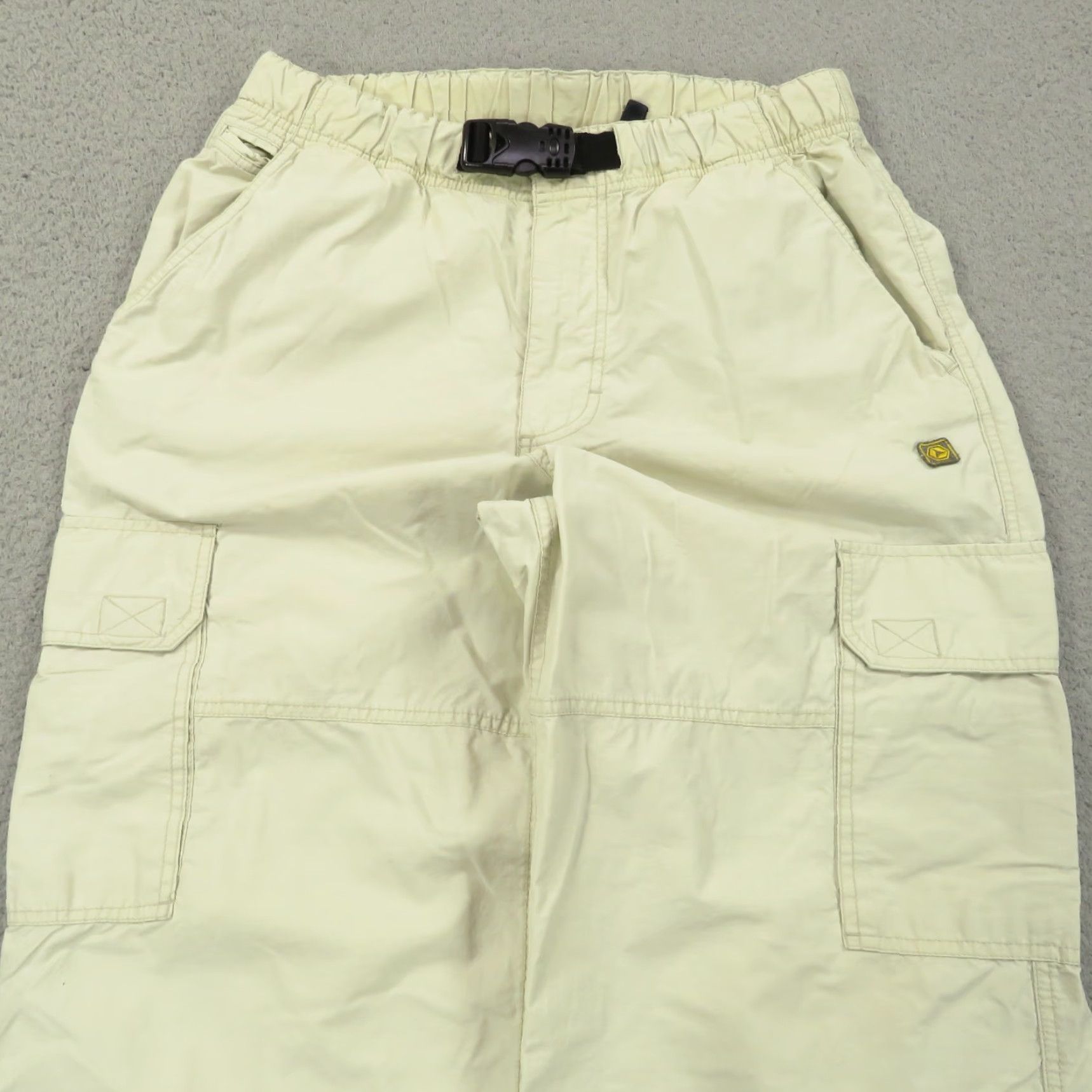 Old Navy VINTAGE Old Navy Baggy Pants Men Small Cargo 30x29 Wide-Leg 90s Grunge 5-Pocket Beige Mens Size US 31 - 6 Thumbnail