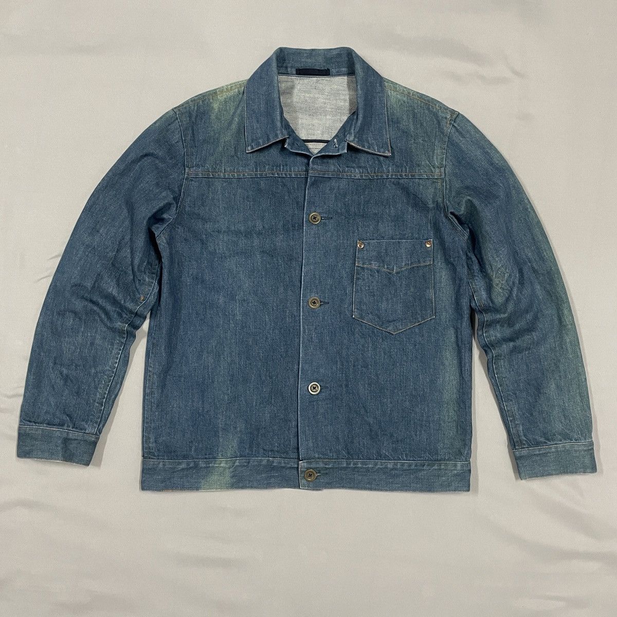 Nepenthes Nepenthes denim jacket. Vintage style. Single pocket. Size M Size US M / EU 48-50 / 2 - 3 Thumbnail
