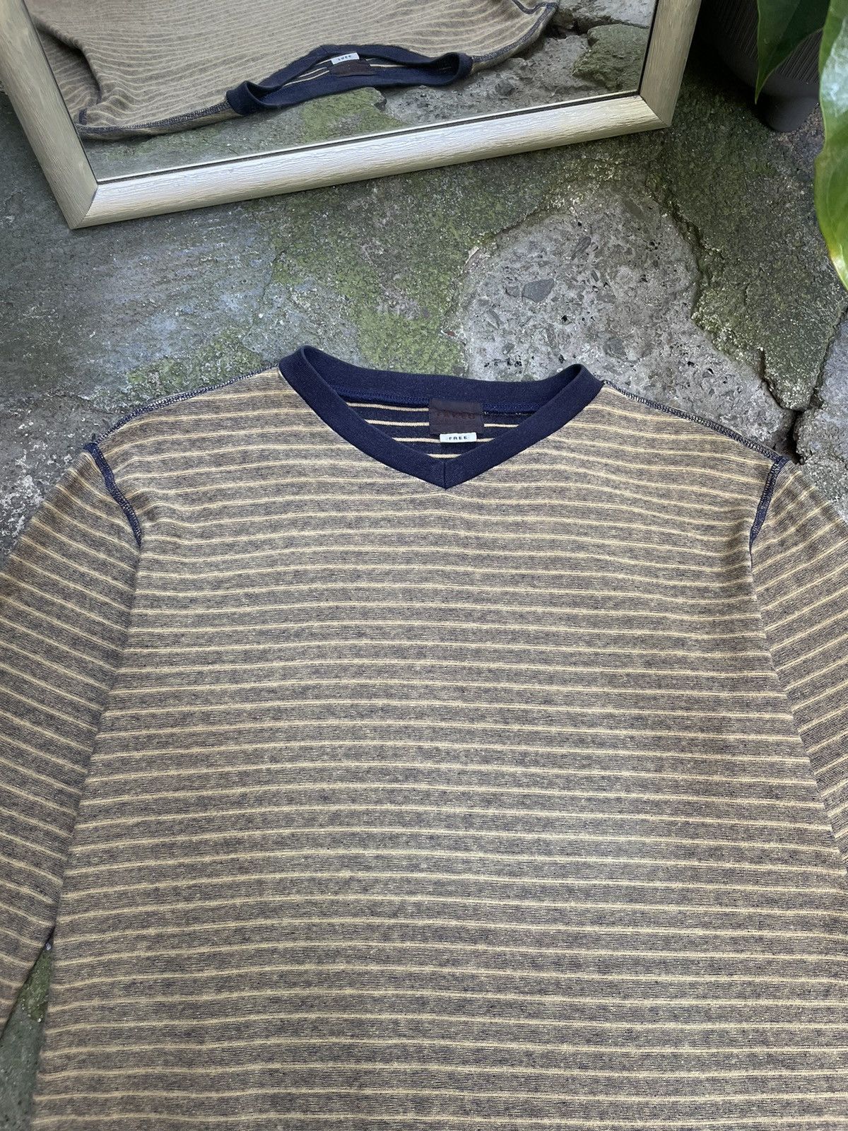 Takeo Kikuchi Vintage Takeo Kikuchi 90’s Long Sleeve Striped Japan RARE Size US M / EU 48-50 / 2 - 3 Thumbnail