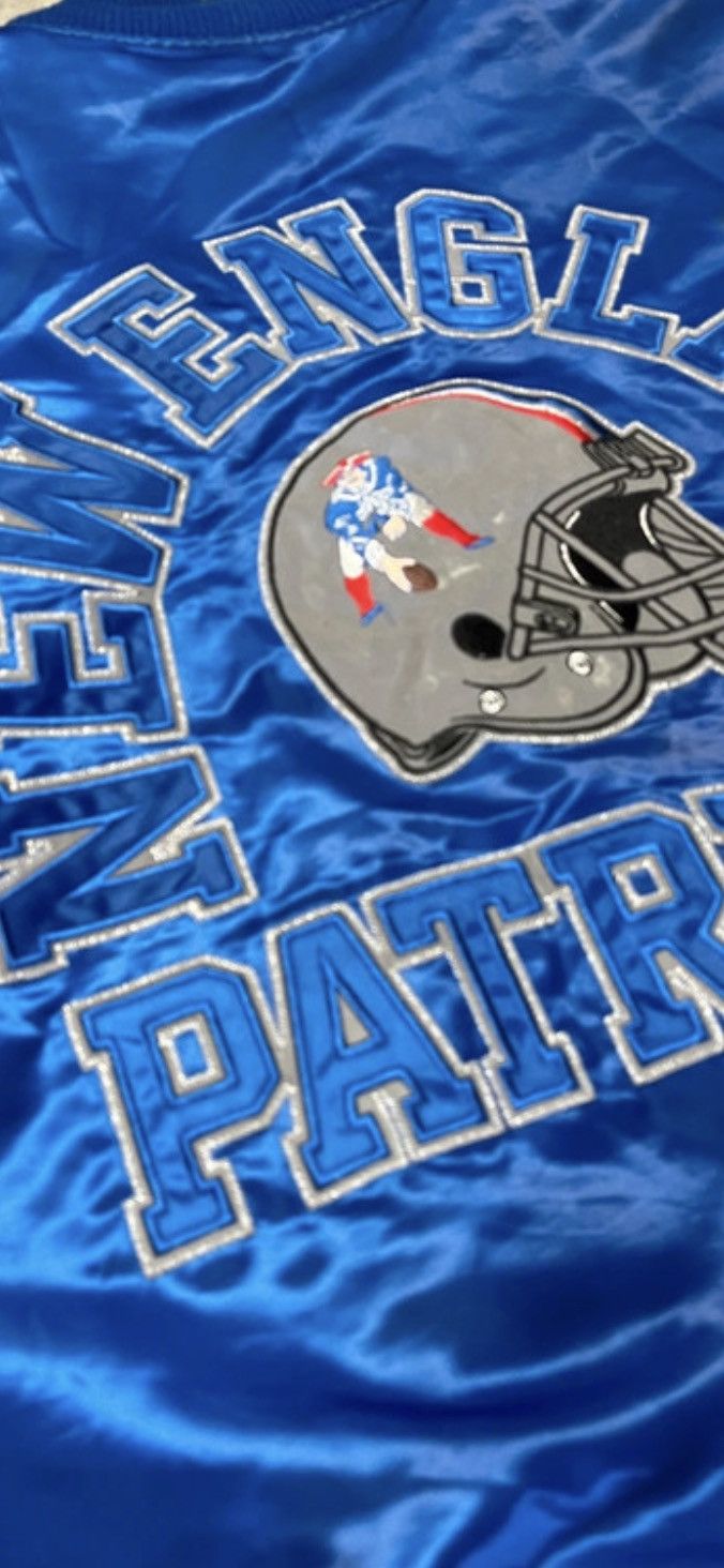 Starter Vintage 90s Starter New England Patriots Satin Jacket XL NFL Size US XL / EU 56 / 4 - 7 Thumbnail