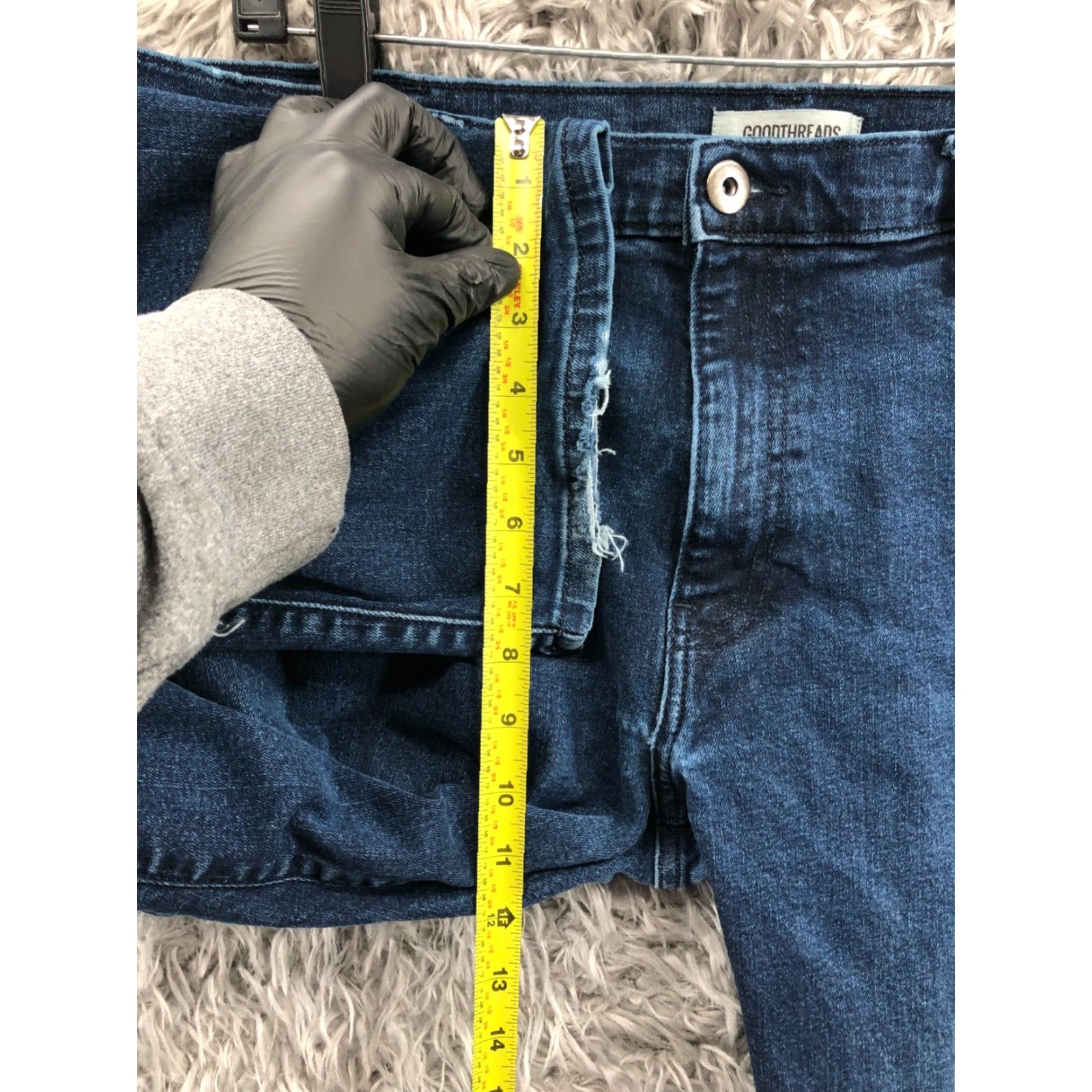 Vintage Goodthreads Jeans Size 40x28 Men's Straight Mid Rise Medium Wash Blue Size US 40 / EU 56 - 4 Thumbnail