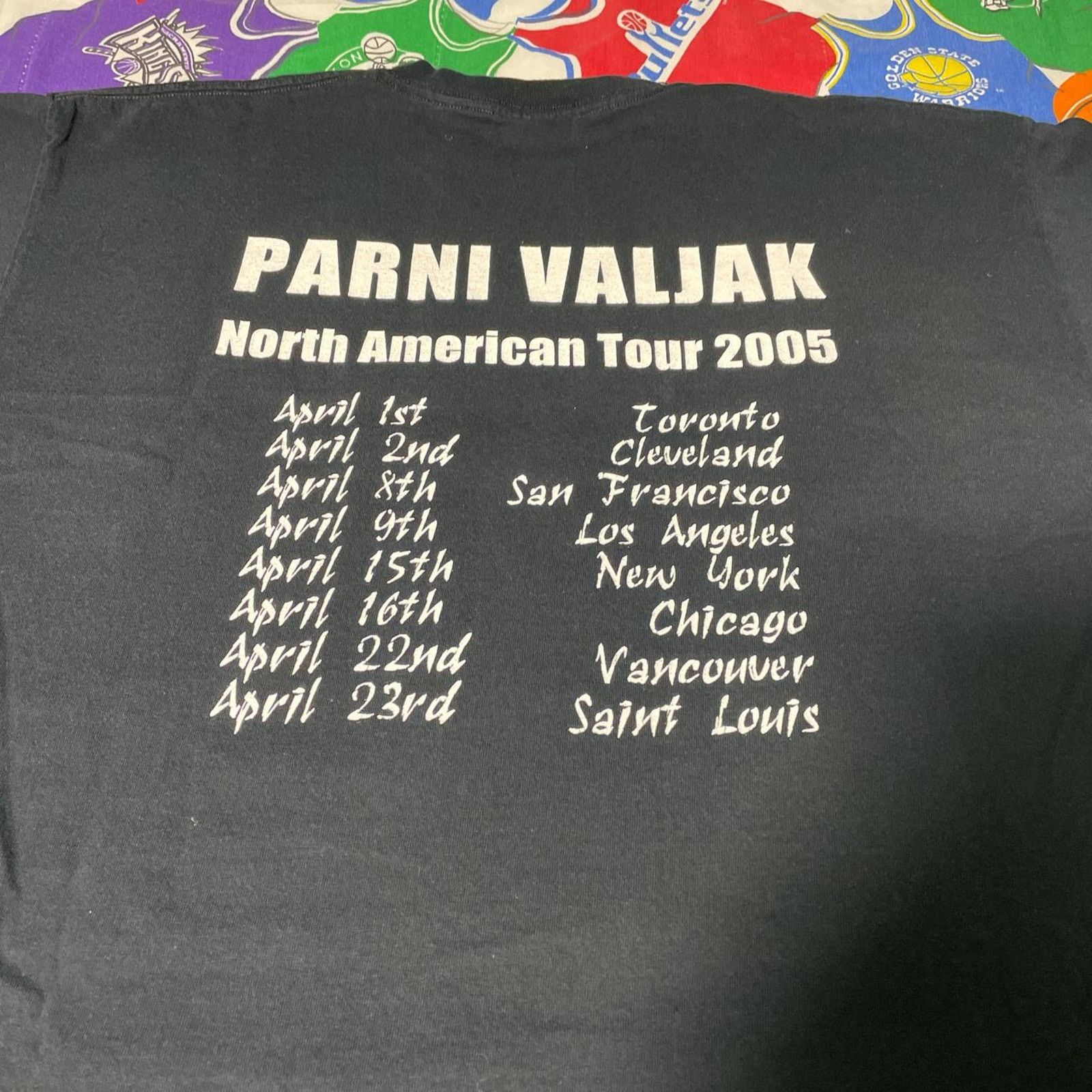 Band Tees × Vintage Vintage Y2K 2005 Parni Valjak Band Shirt Black XL Tee Size US XL / EU 56 / 4 - 4 Thumbnail