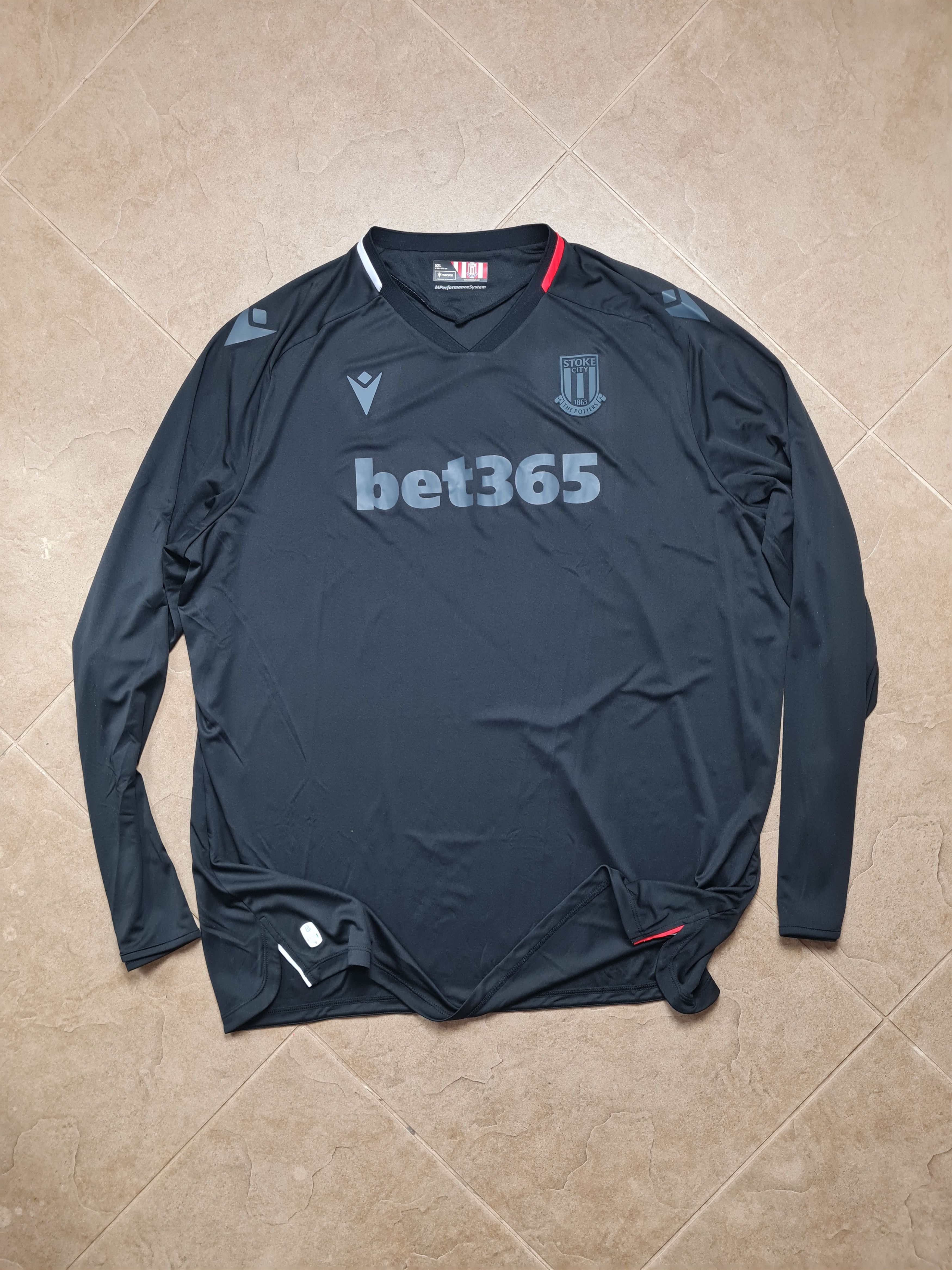 Macron Training Jersey 2024-25 Stoke City Macron Away Soccer Shirt Size US XXL / EU 58 / 5 - 2 Thumbnail