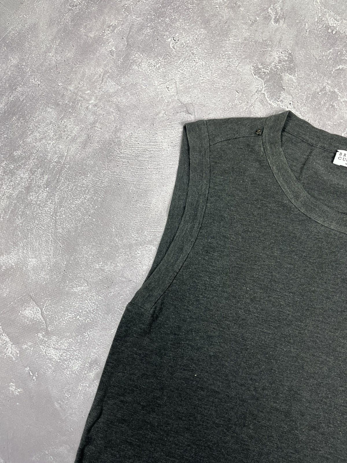 Brunello Cucinelli Brunello Cucinelli Stretch Cotton Tank Top Size S / US 4 / IT 40 - 3 Thumbnail