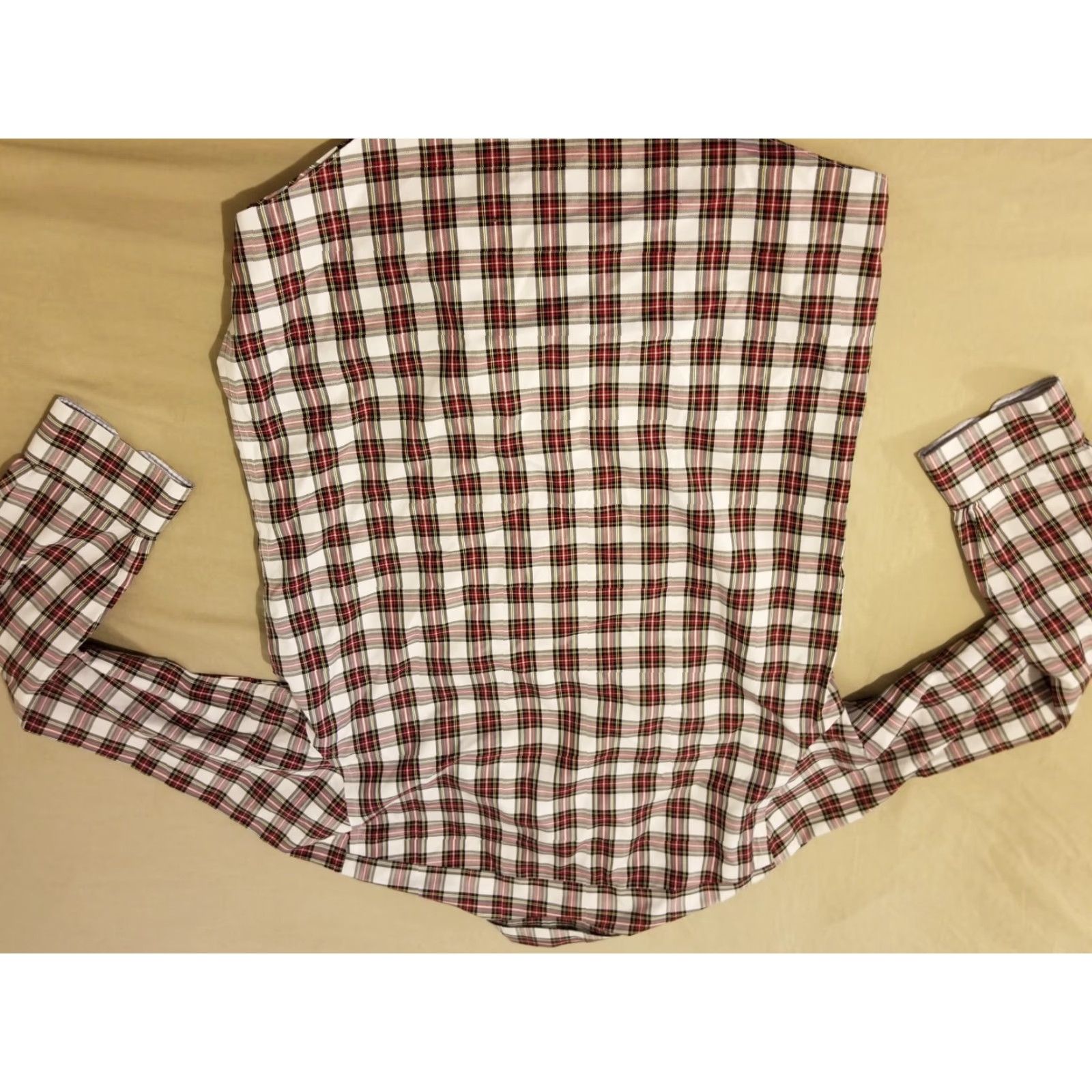 Brooks Brothers Brooks Brothers Shirt Mens Plaid Button-Up Cotton Red M Medium Long Sleeve Button-Up Shirt Size 40R - 5 Thumbnail