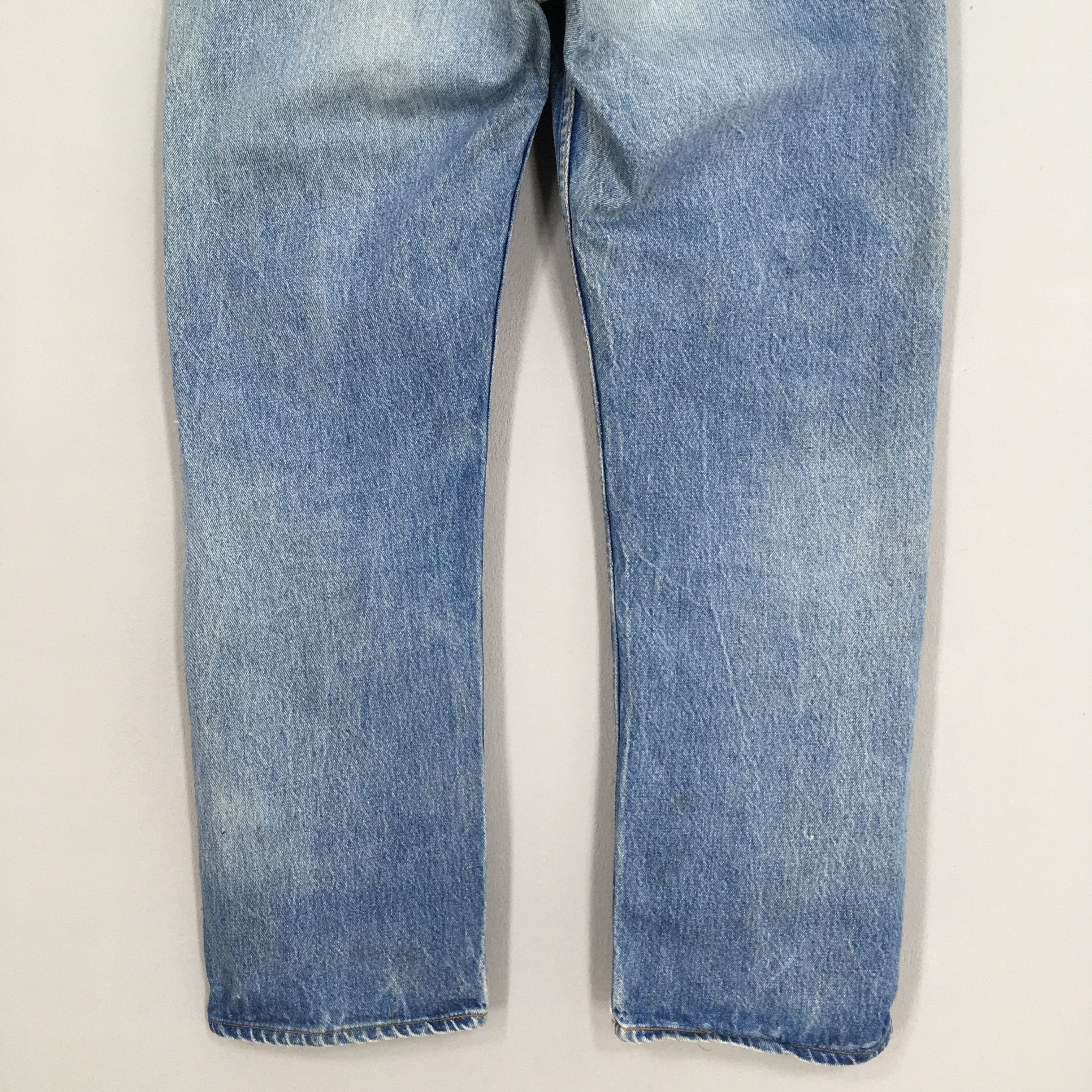 Levi's Size 37x28.5 Vintage 90s Levi's 501 Distressed Jeans S1749 Size US 37 - 12 Thumbnail