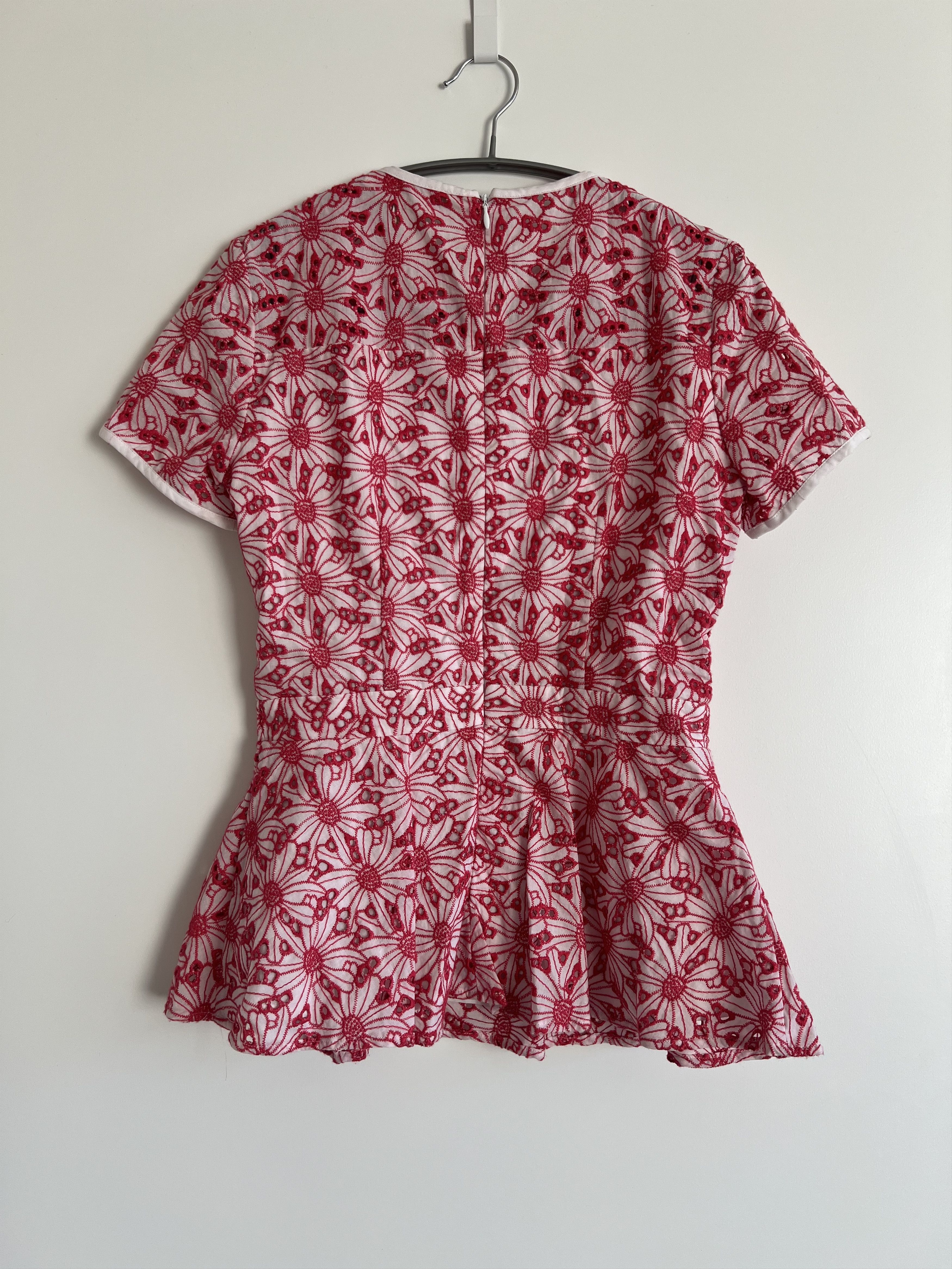 Michael Kors Michael Kors Luxury Floral Lace Peplum Top Size 0 Size XS / US 0-2 / IT 36-38 - 15 Thumbnail