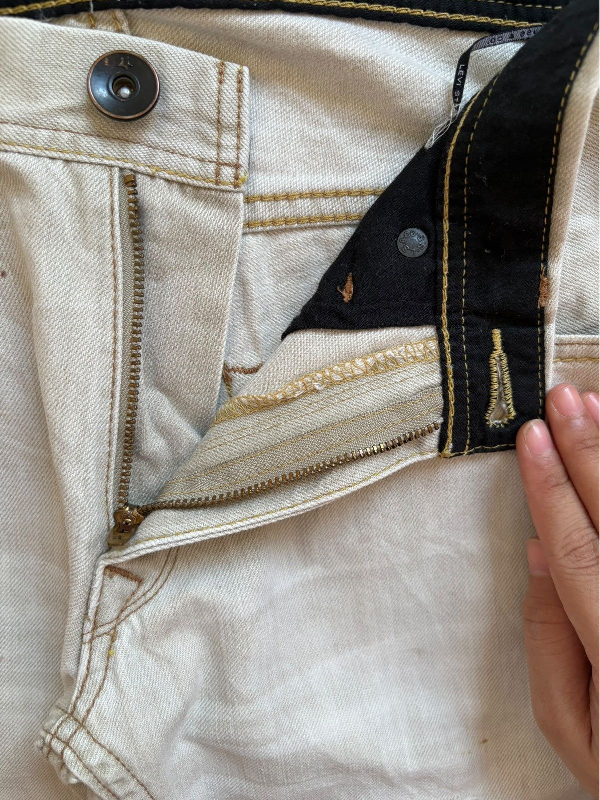 Levi's SALES🔥Vintage 90s Levis 511 Mud Wash Distressed Slim Jeans Size US 27 - 9 Thumbnail