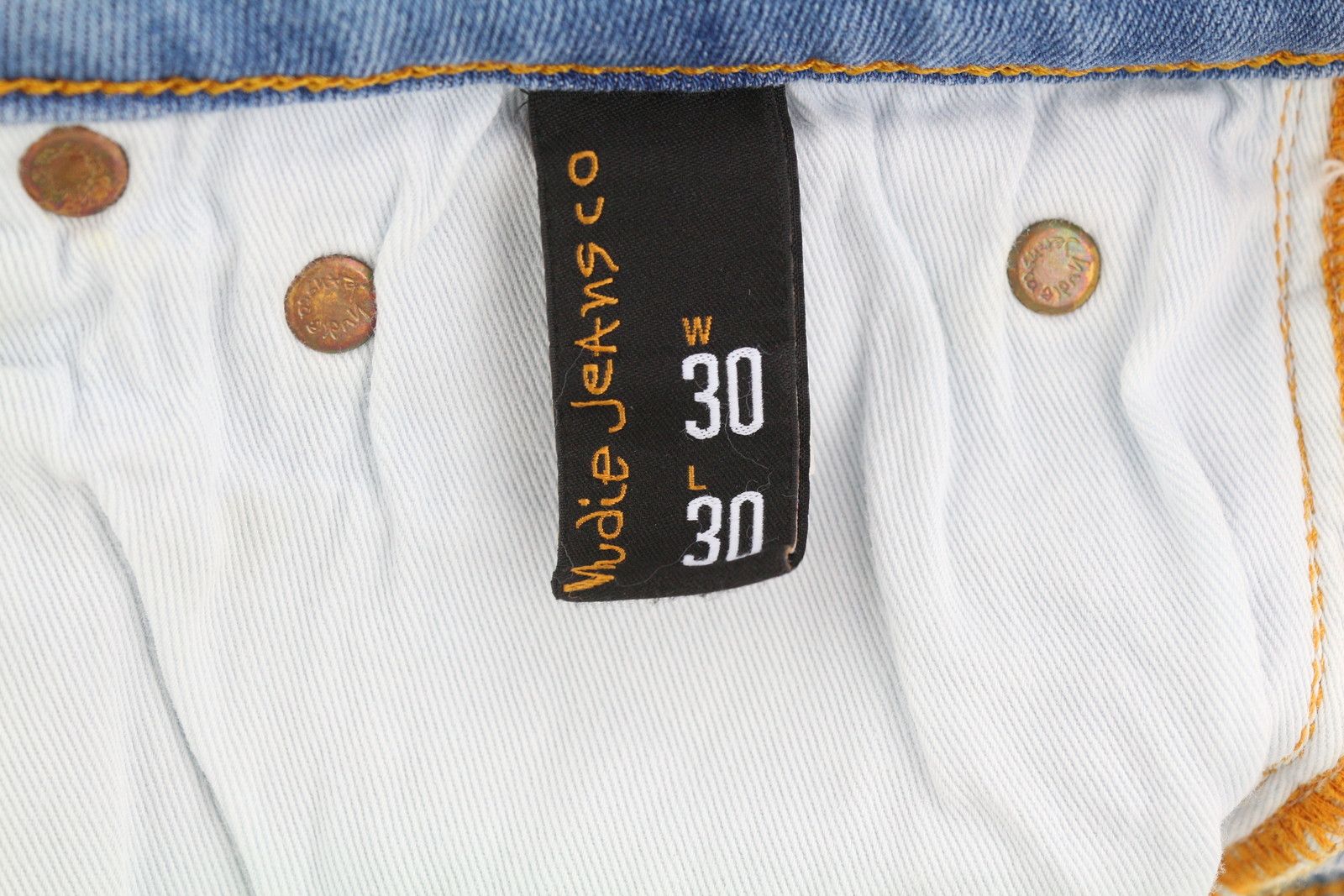 Nudie Jeans HIGHTOP TILDE W30 Blue Denim Shorts 83837 Size US 30 / EU 46 - 8 Thumbnail