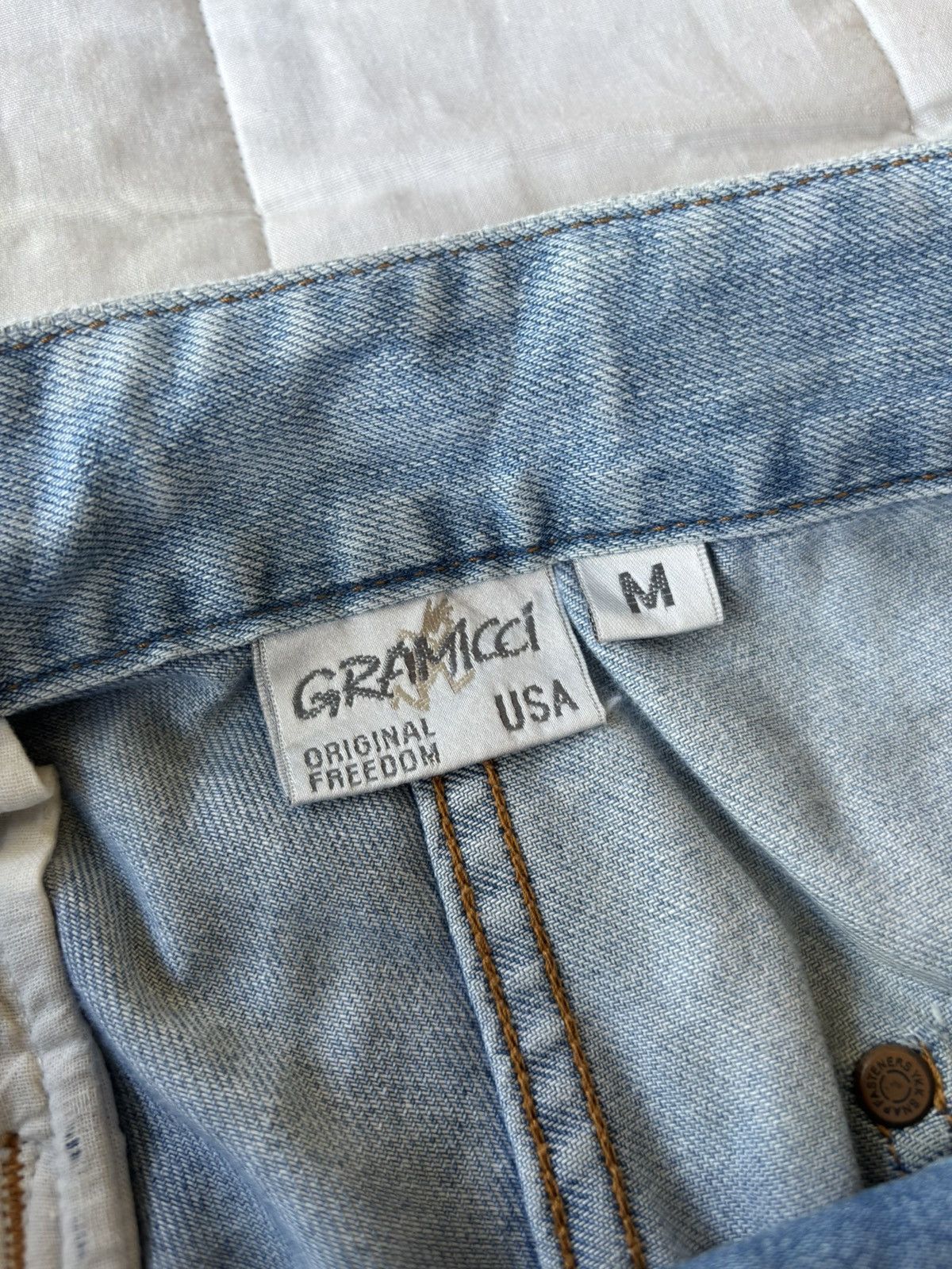 Gramicci × Wacko Maria 💥GRAMICCI DENIM CASUAL JEANS JOGGER JEANS STYLE Size US 32 / EU 48 - 11 Thumbnail