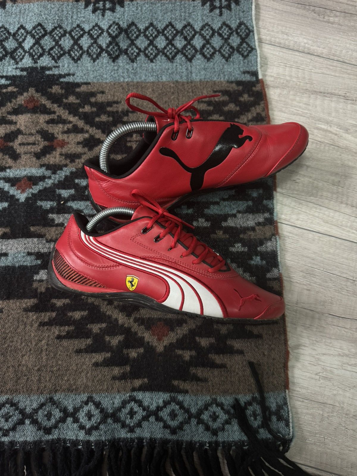 Ferrari × Puma Puma Ferrari Drift Cat III Leather Shoes Sneakers Size US 8.5 / EU 41-42 - 1 Thumbnail