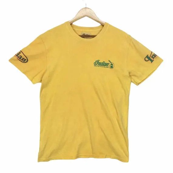 Indian Motorcycle Vtg INDIAN MOTORCYCLE Biker Rider Chopper Tee Shirt Harley Size US XL / EU 56 / 4 - 5 Thumbnail