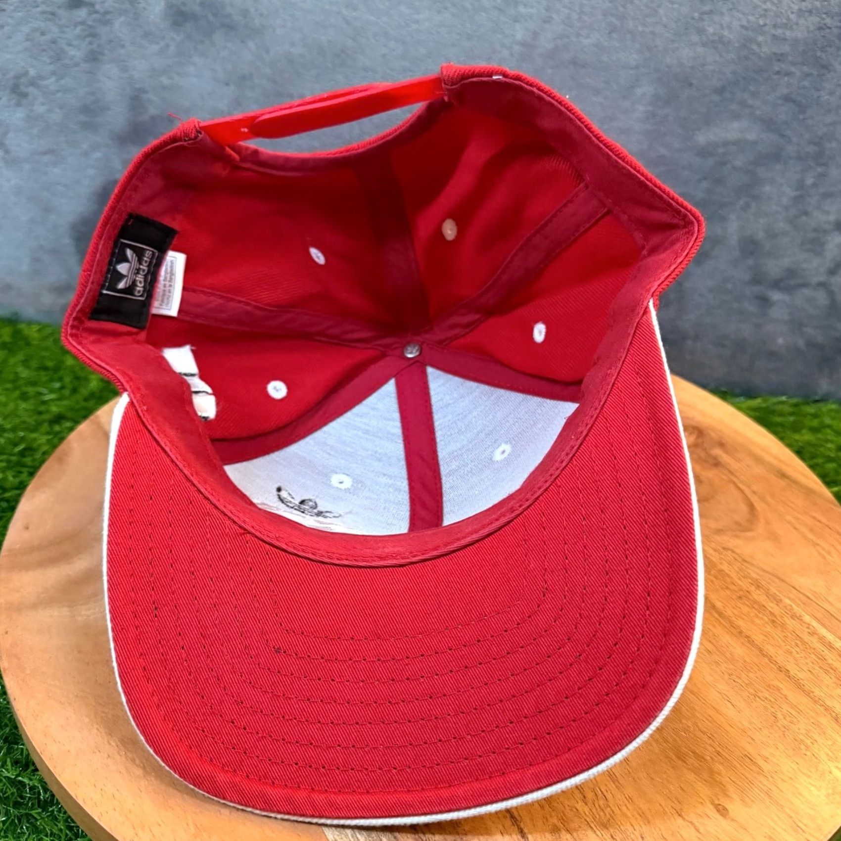 Adidas Adidas Wisconsin Badgers Snapback Hat Mens One Size Red White Trefoil Logo Size ONE SIZE - 5 Thumbnail