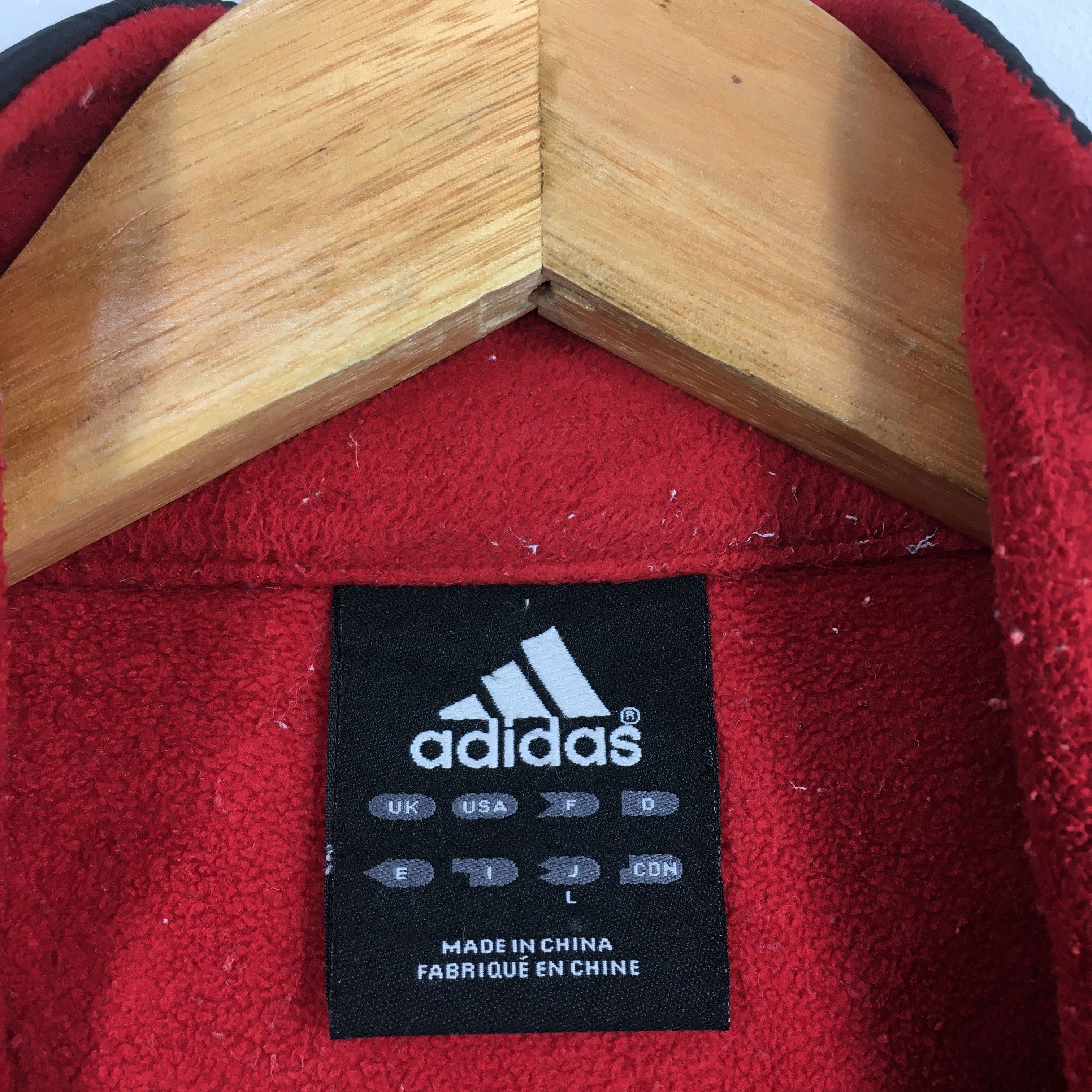 Adidas Vintage Adidas Equipment Fleece Zipper Sweater Large Size US L / EU 52-54 / 3 - 5 Thumbnail