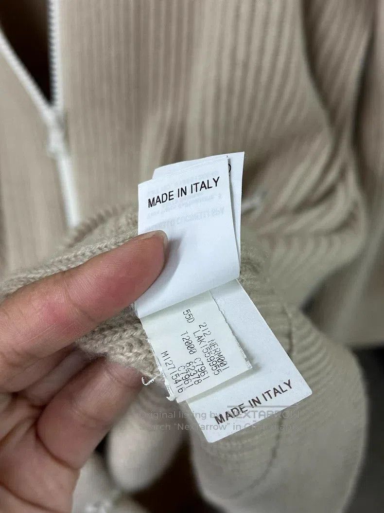 Brunello Cucinelli Brunello Cucinelli Zipper Collar Cashmere Cardigan Jacket Size S / US 4 / IT 40 - 6 Thumbnail