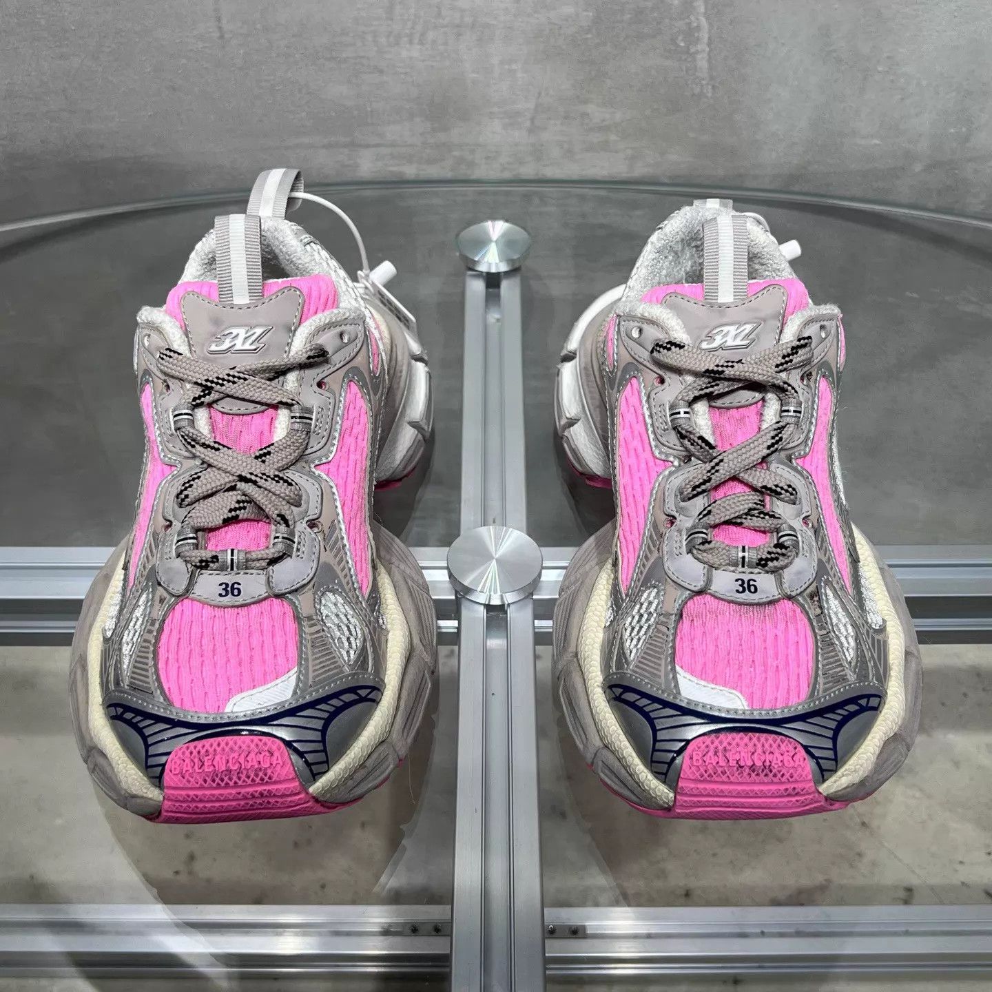 Balenciaga BLCG women's dad sneaker silver pink 36 Size US 6 / IT 36 - 1 Thumbnail