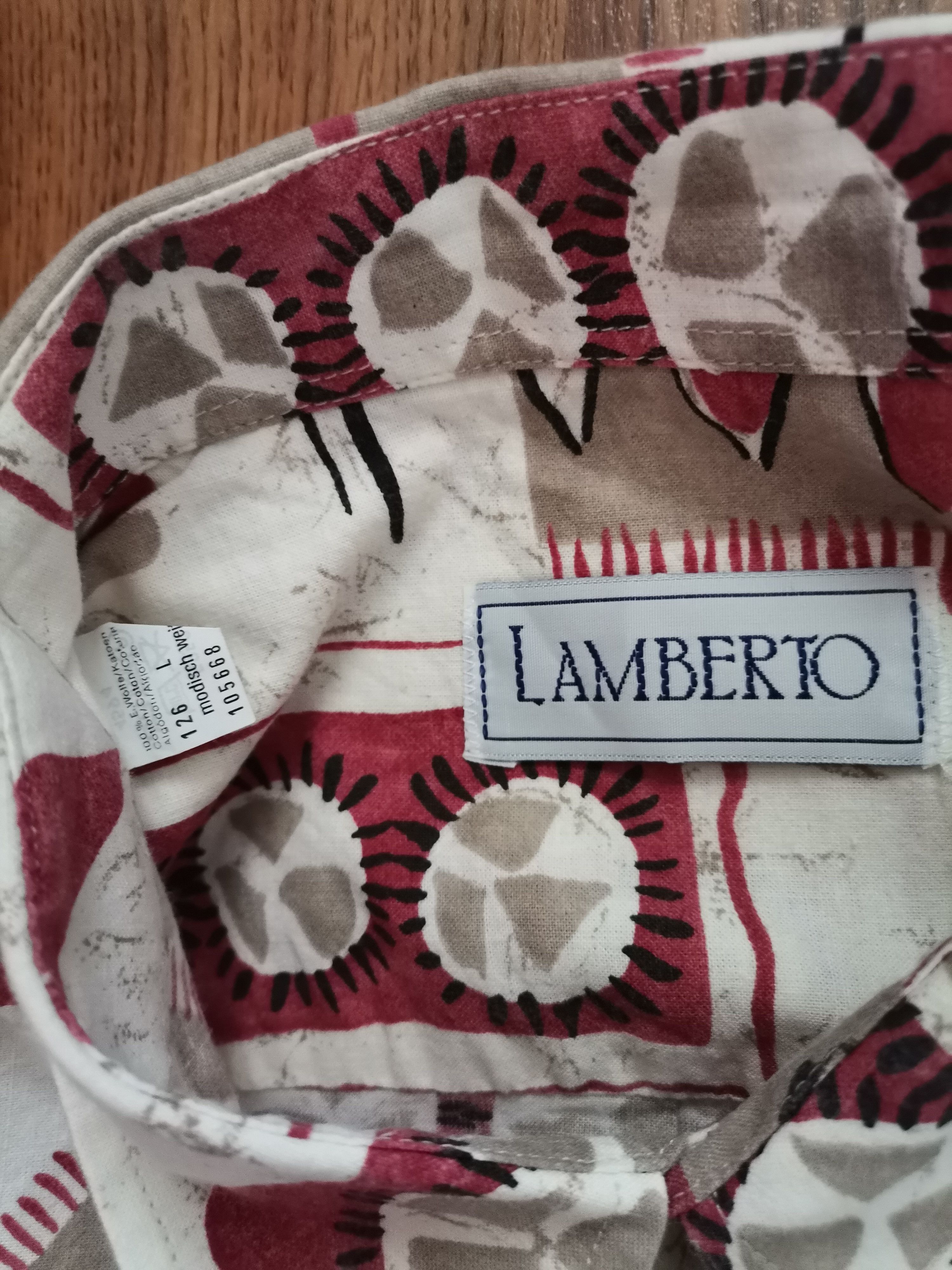 Vintage Vintage Lamberto Abstract Shirt Size US L / EU 52-54 / 3 - 3 Thumbnail
