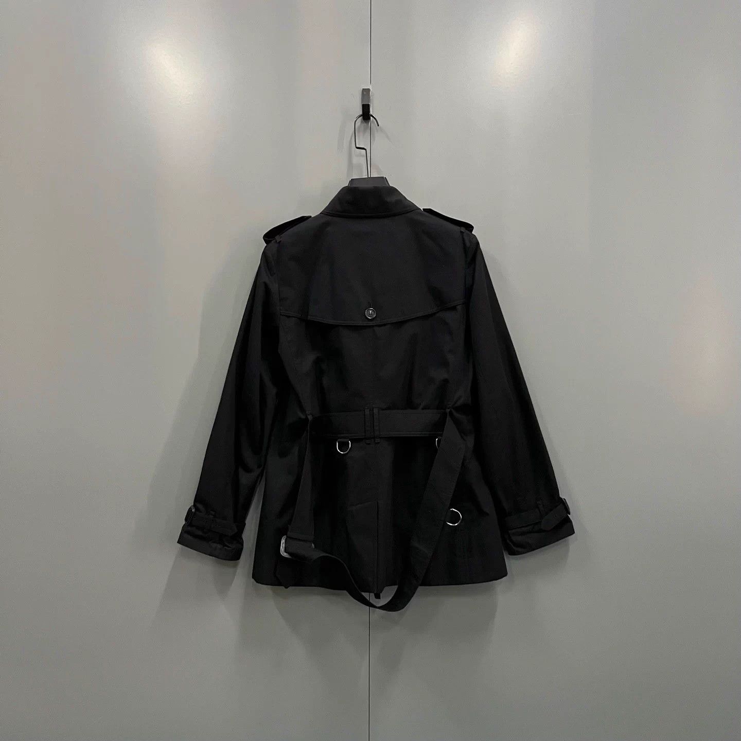 Burberry Burberry Black Double-breasted 42 Coat 98 New No Acc Size M / US 6-8 / IT 42-44 - 2 Thumbnail