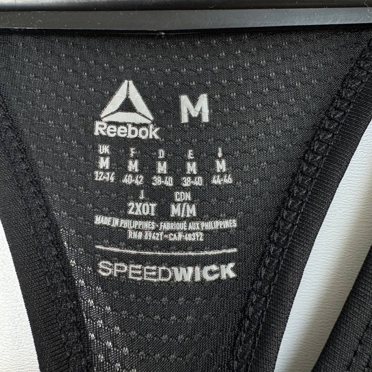 Reebok Reebok Black Racerback Tank Top Sleeveless Womens Size M Size M / US 6-8 / IT 42-44 - 3 Thumbnail