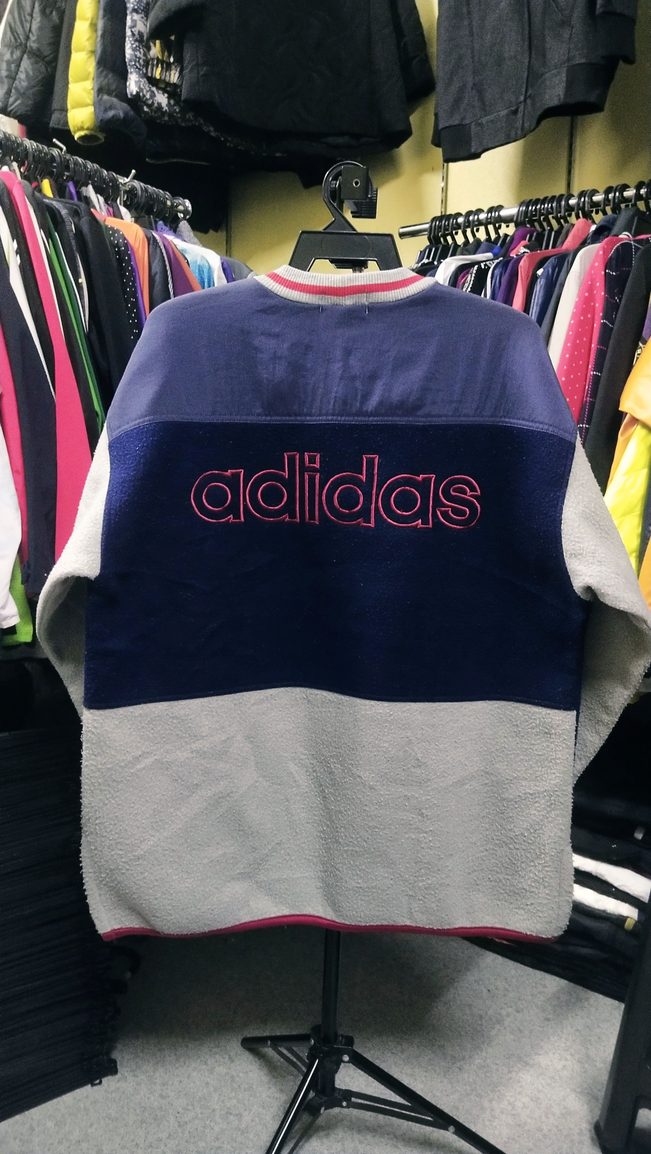 Adidas × Descente 🔥 Rare Vintage Adidas x Descente Fleece Sweatshirt Size US L / EU 52-54 / 3 - 3 Thumbnail