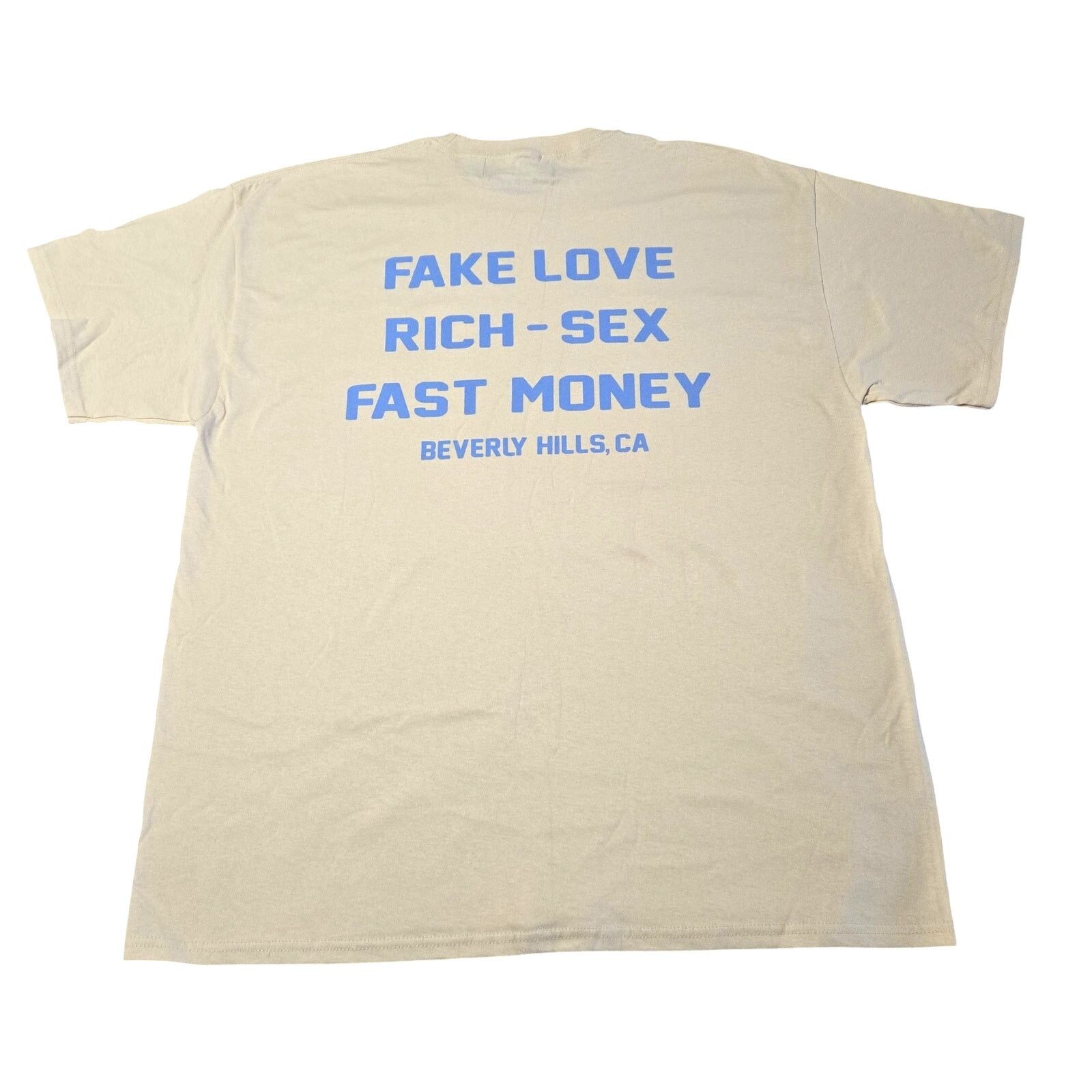Homme + Femme La Homme Femme Oversized Sz XL Cream Hotel Beverly Hills Shirt Size US XL / EU 56 / 4 - 6 Thumbnail