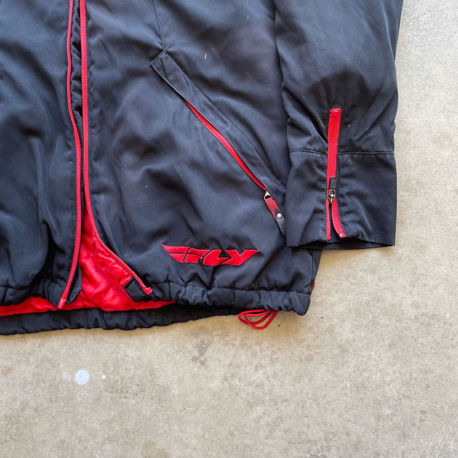 Vintage VINTAGE FLY RACING HOODED JACKET SIZE MEDIUM RED COAT Size US M / EU 48-50 / 2 - 4 Thumbnail