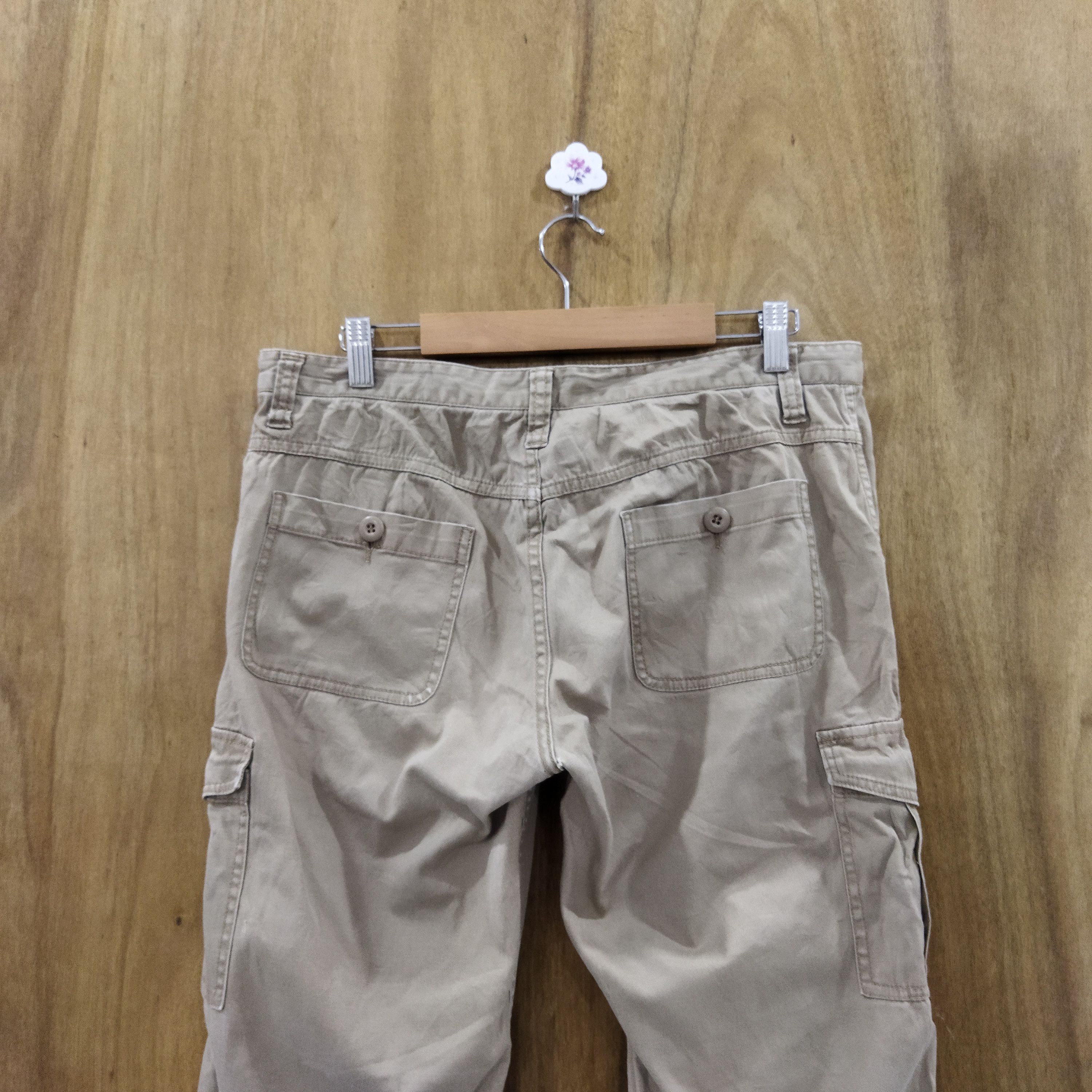 Japanese Brand SHUCA GLOBAL WORK BROWN CARGO PANTS Size US 32 / EU 48 - 8 Thumbnail