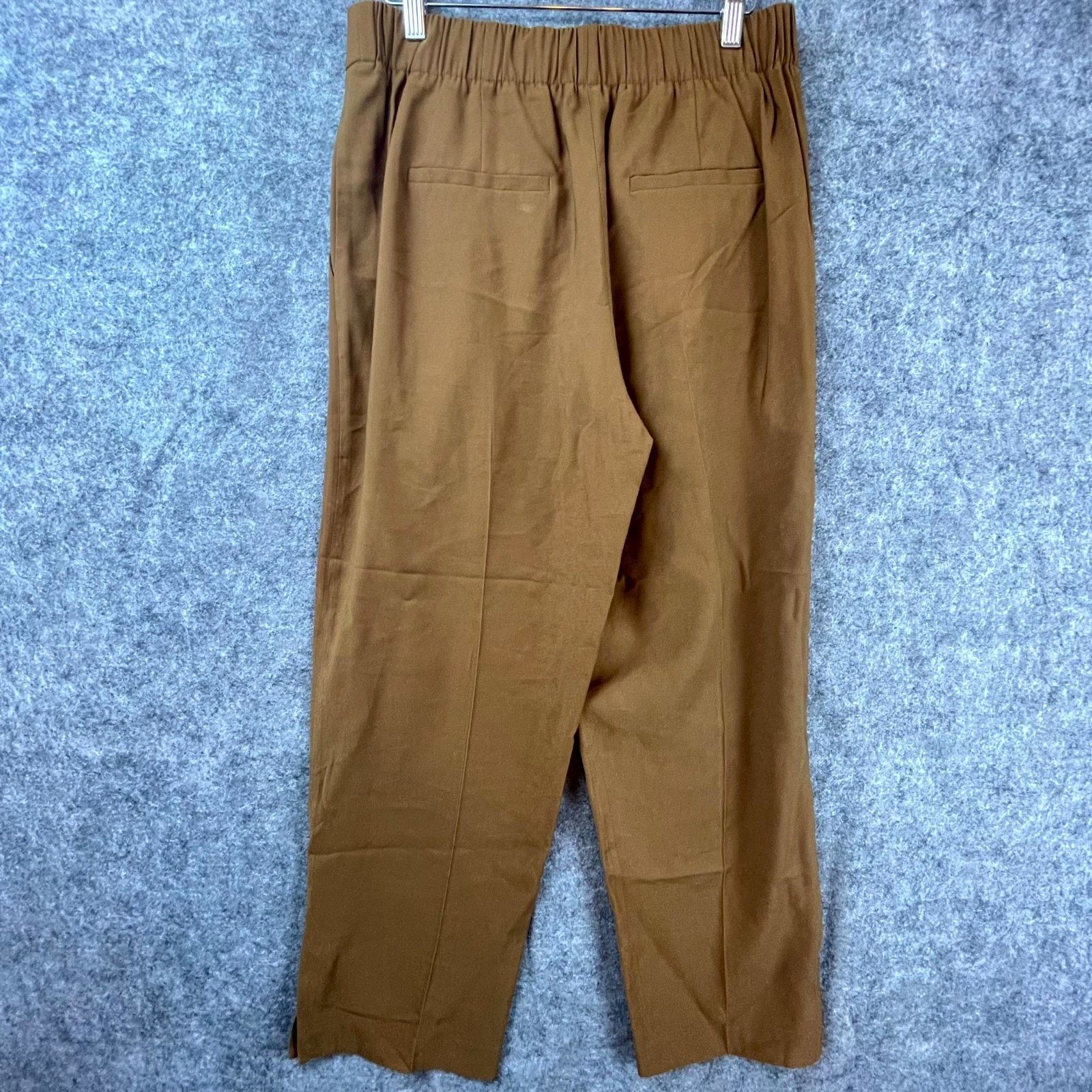 Vince Vince Pants Womens Medium Brown Straight Pleated Trouser Size 30" / US 8 / IT 44 - 2 Thumbnail