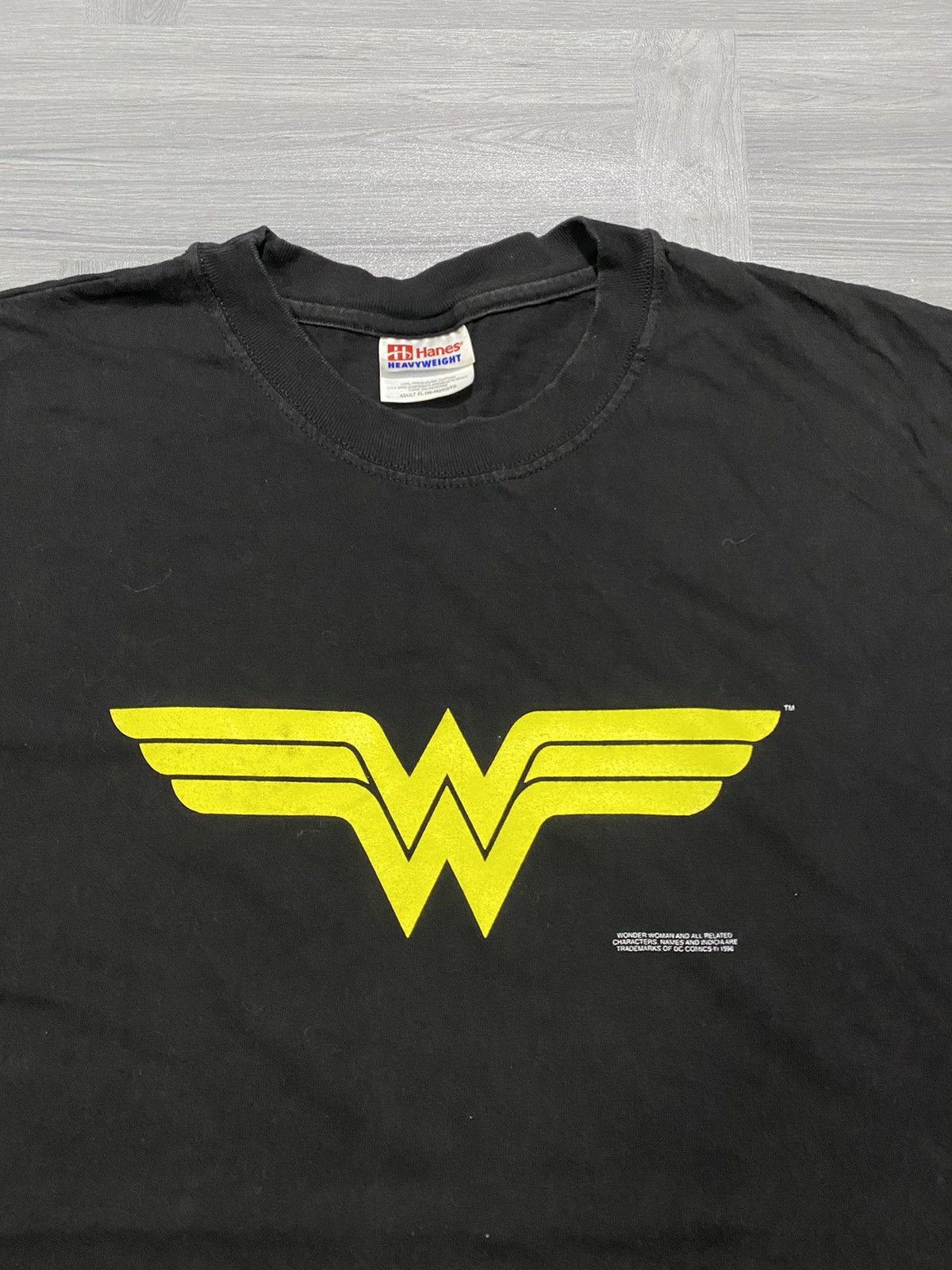 DC Comics Vintage 1996 Wonderwomen Logo T-Shirt Size US XL / EU 56 / 4 - 4 Thumbnail